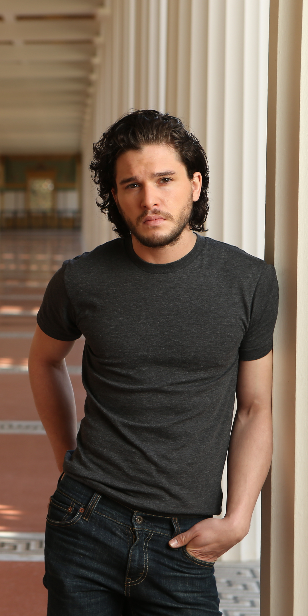 Téléchargez des papiers peints mobile Barbe, Anglais, Cheveux Noirs, Célébrités, Acteur, Kit Harington, Acteur De Cinéma gratuitement.