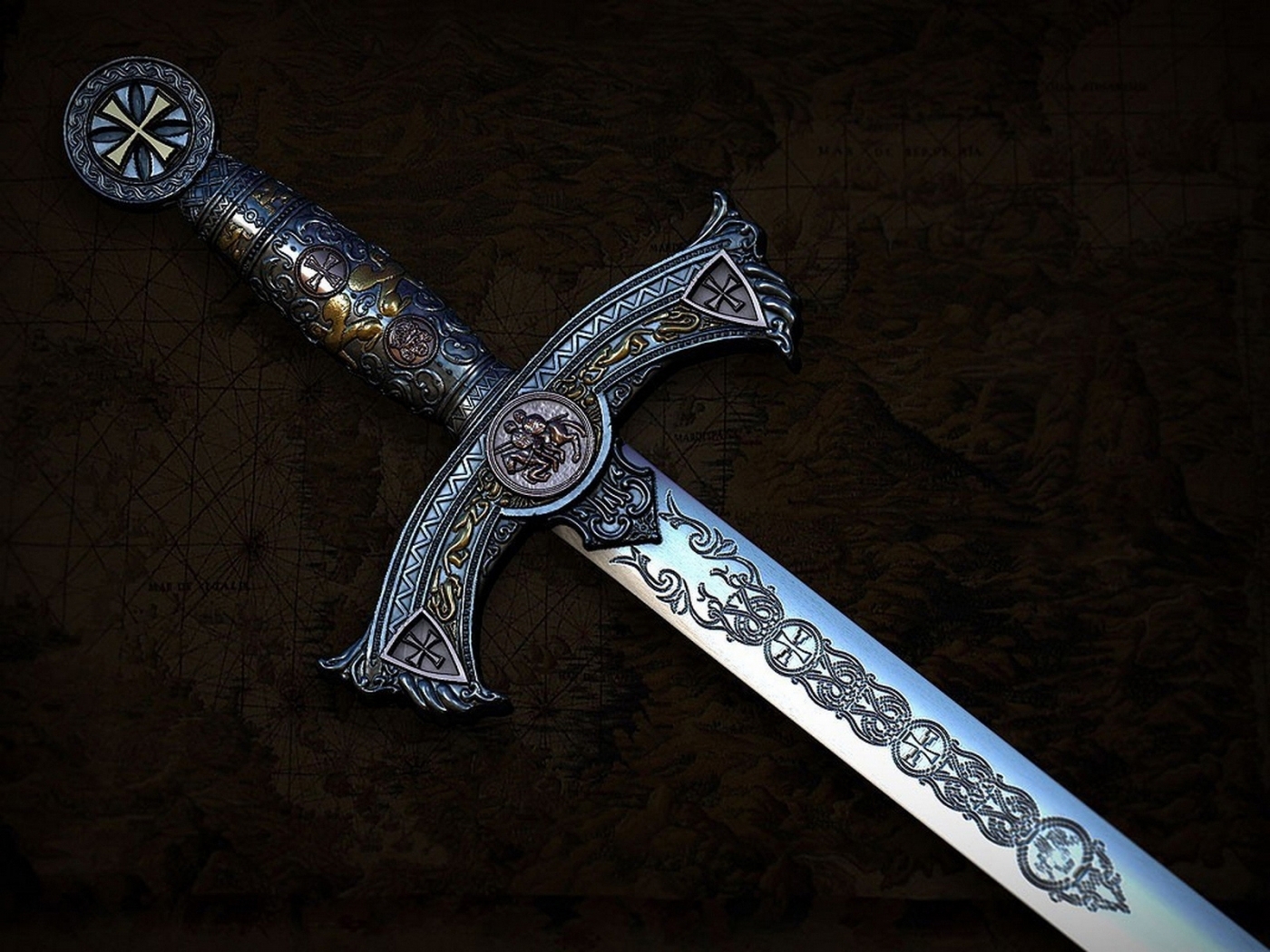 weapon, black, swords, objects HD wallpaper