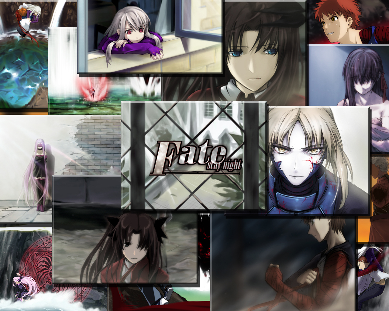 Baixar papel de parede para celular de Anime, Fate/stay Night, Shirou Emiya, Sabre Alter, Rin Tohsaka, Rider (Fate/stay Night), Sakura Matou, Illyasviel Von Einzbern gratuito.