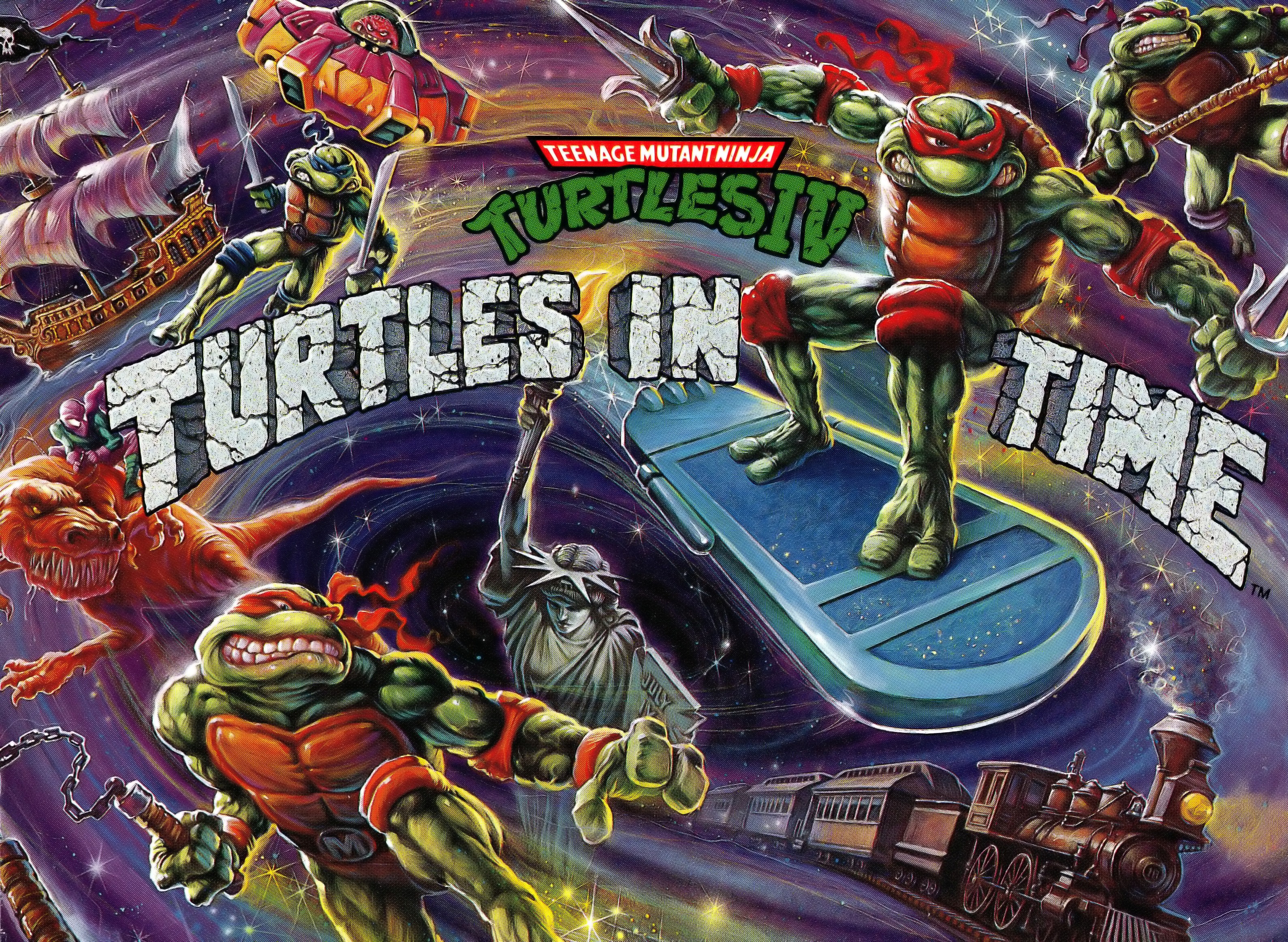 303312 завантажити шпалери відеогра, teenage mutant ninja turtles iv: turtles in time, підлітки мутанти ніндзя черепашки - заставки і картинки безкоштовно