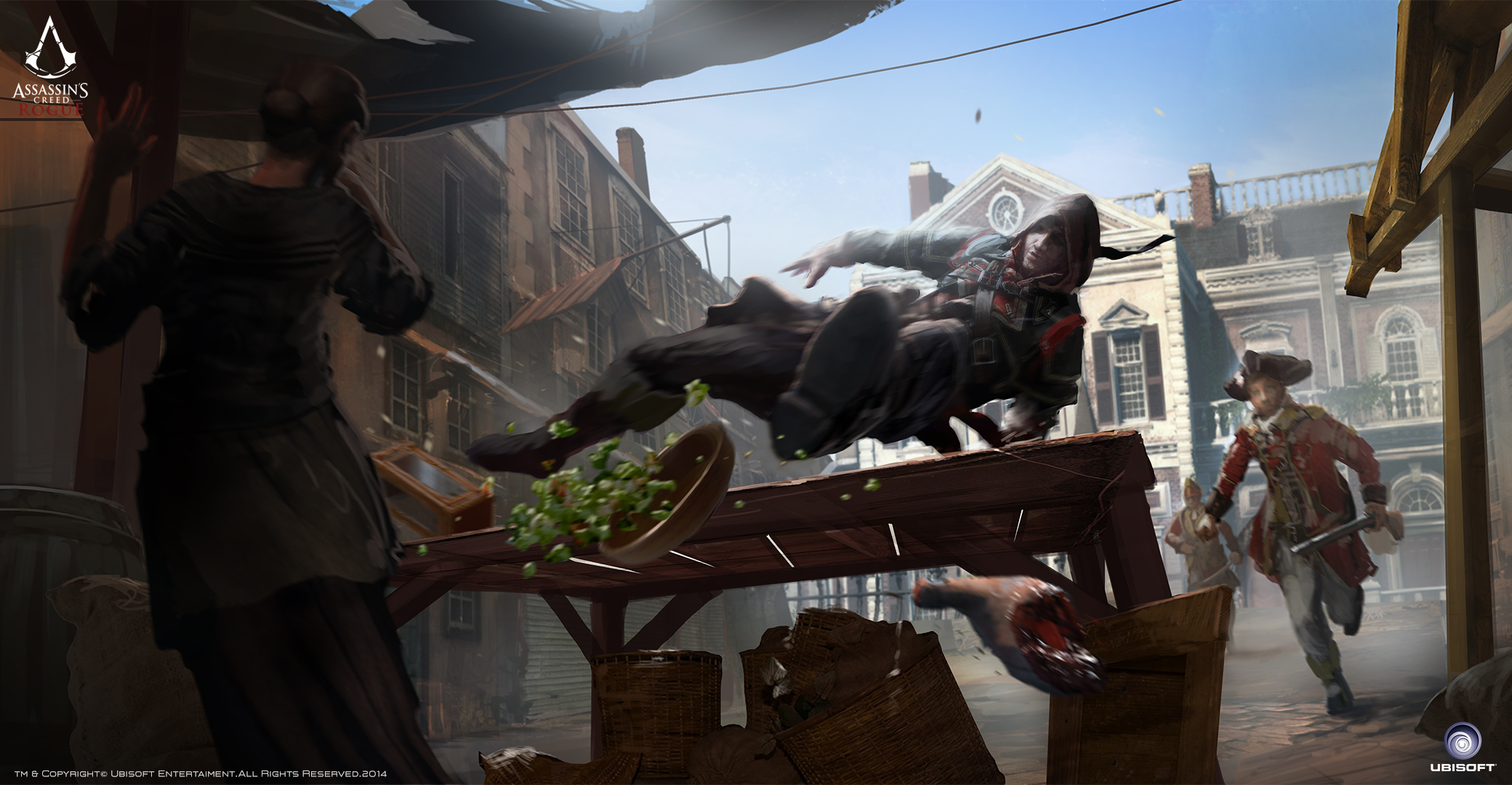 Скачати мобільні шпалери Кредо Вбивці, Відеогра, Assassin's Creed: Rogue безкоштовно.