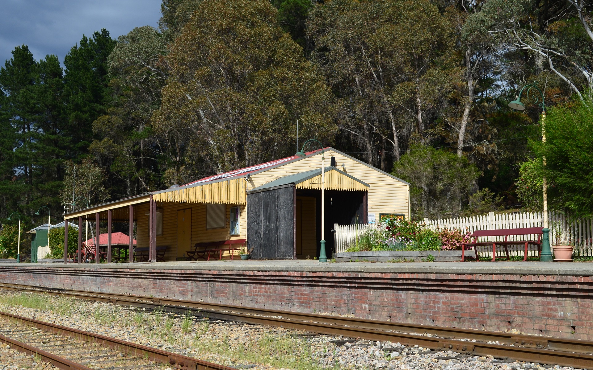 man made, clarence railway station, building, lithgow, railroad, station, train station