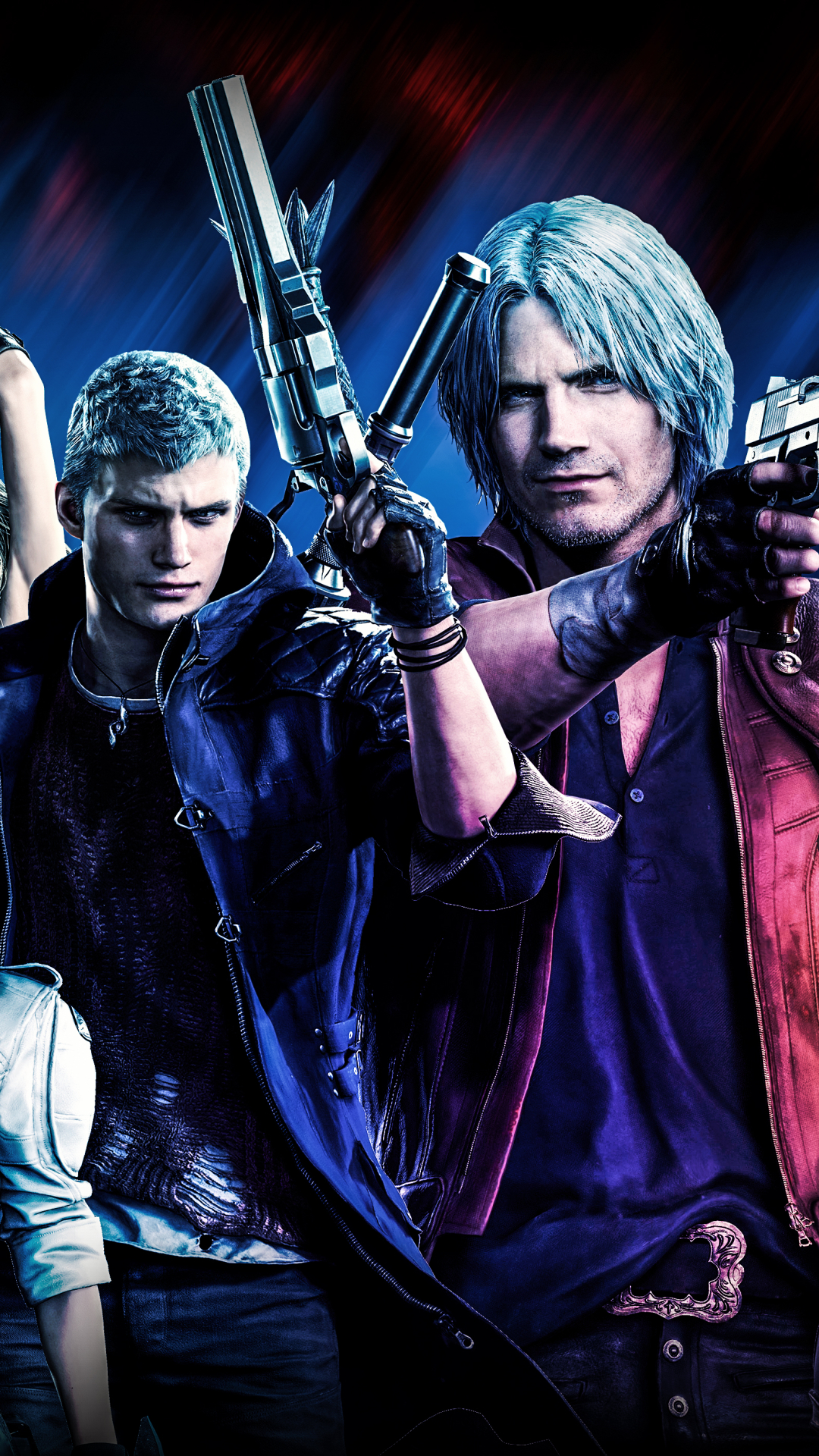 Download mobile wallpaper Devil May Cry, Video Game, Nero (Devil May Cry), Dante (Devil May Cry), Devil May Cry 5 for free.