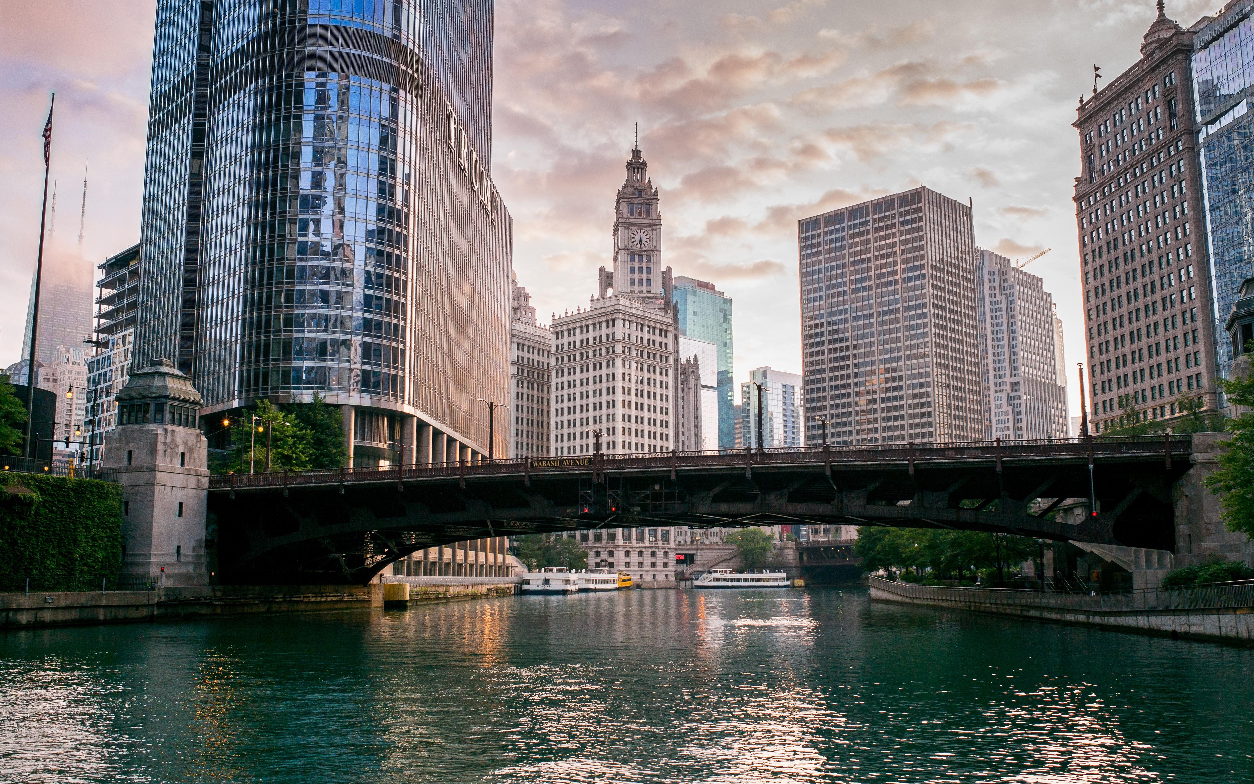 Laden Sie das Städte, Chicago, Menschengemacht-Bild kostenlos auf Ihren PC-Desktop herunter