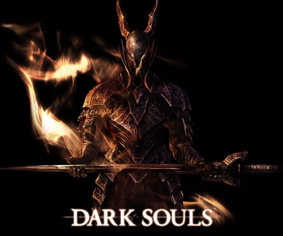 Скачать картинку Видеоигры, Темные Души, Черный Рыцарь (Dark Souls) в телефон бесплатно.