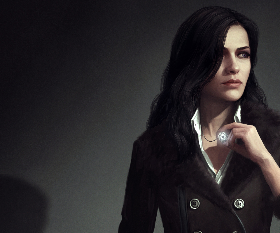 Handy-Wallpaper Computerspiele, Schwarzes Haar, Lila Augen, Der Hexer, The Witcher 3: Wild Hunt, Yennefer Von Vengerberg kostenlos herunterladen.