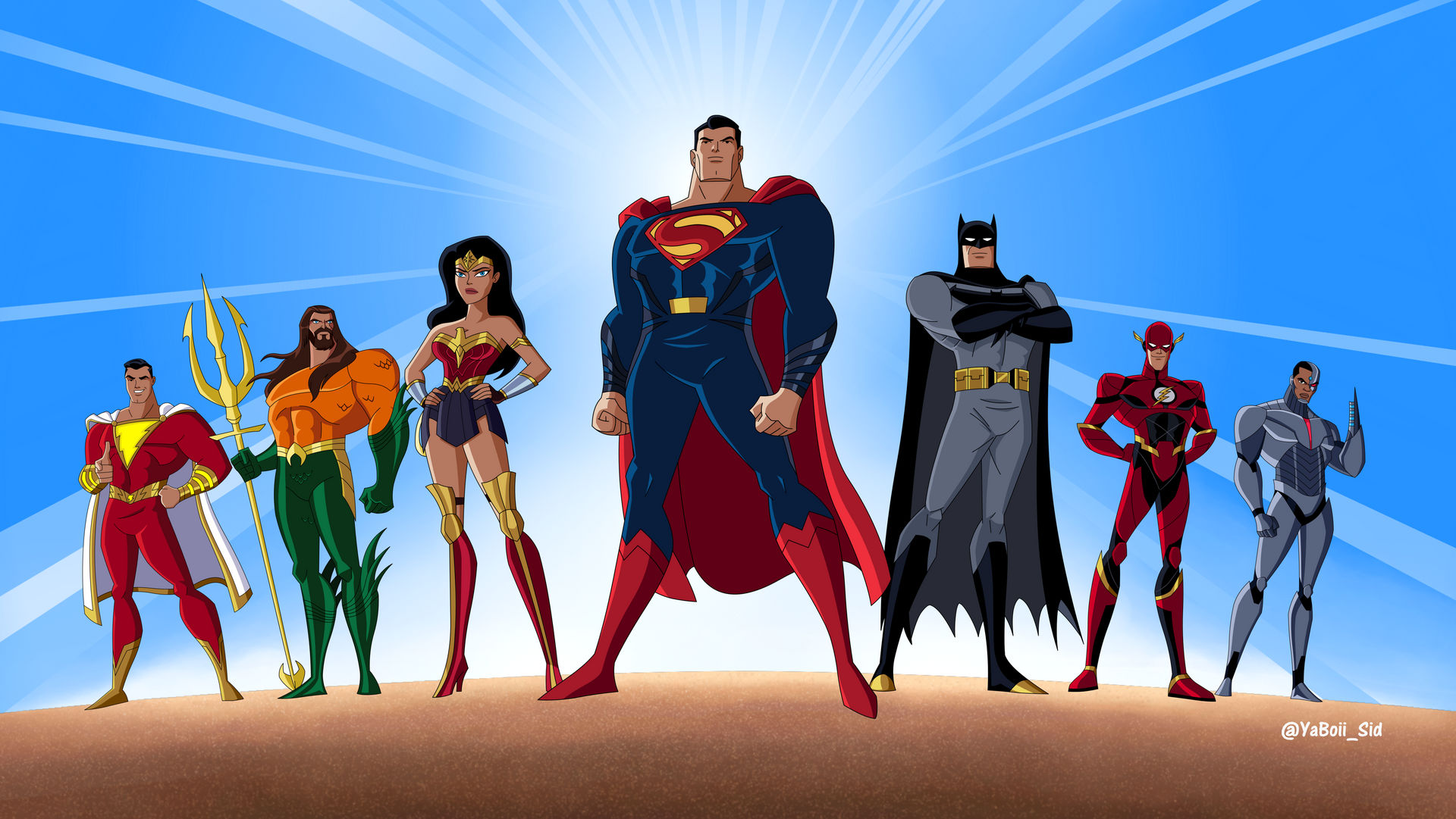 justice league unlimited, tv show, aquaman, barry allen, batman, billy batson, cyborg (dc comics), flash, justice league (2017), justice league, shazam (dc comics), superman, wonder woman