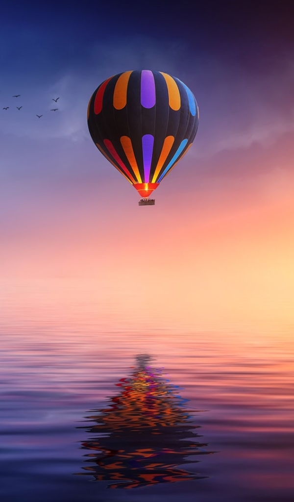 Download mobile wallpaper Sky, Vehicle, Vehicles, Hot Air Balloon for free.