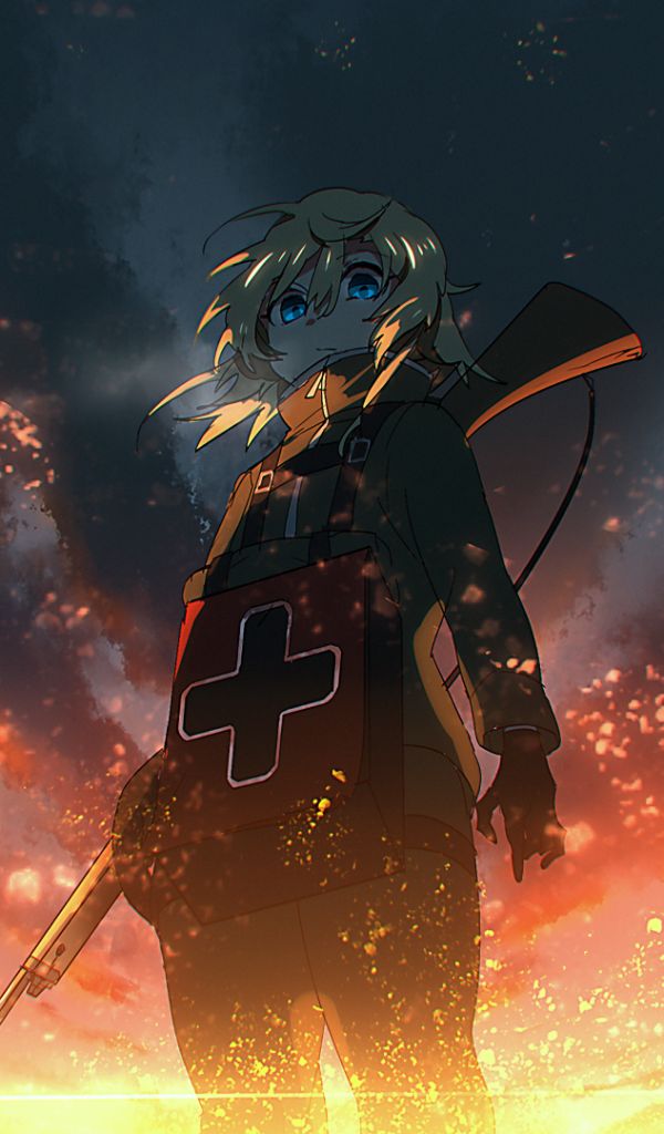 Téléchargez des papiers peints mobile Animé, Youjo Senki, Tanya Degurechaff gratuitement.