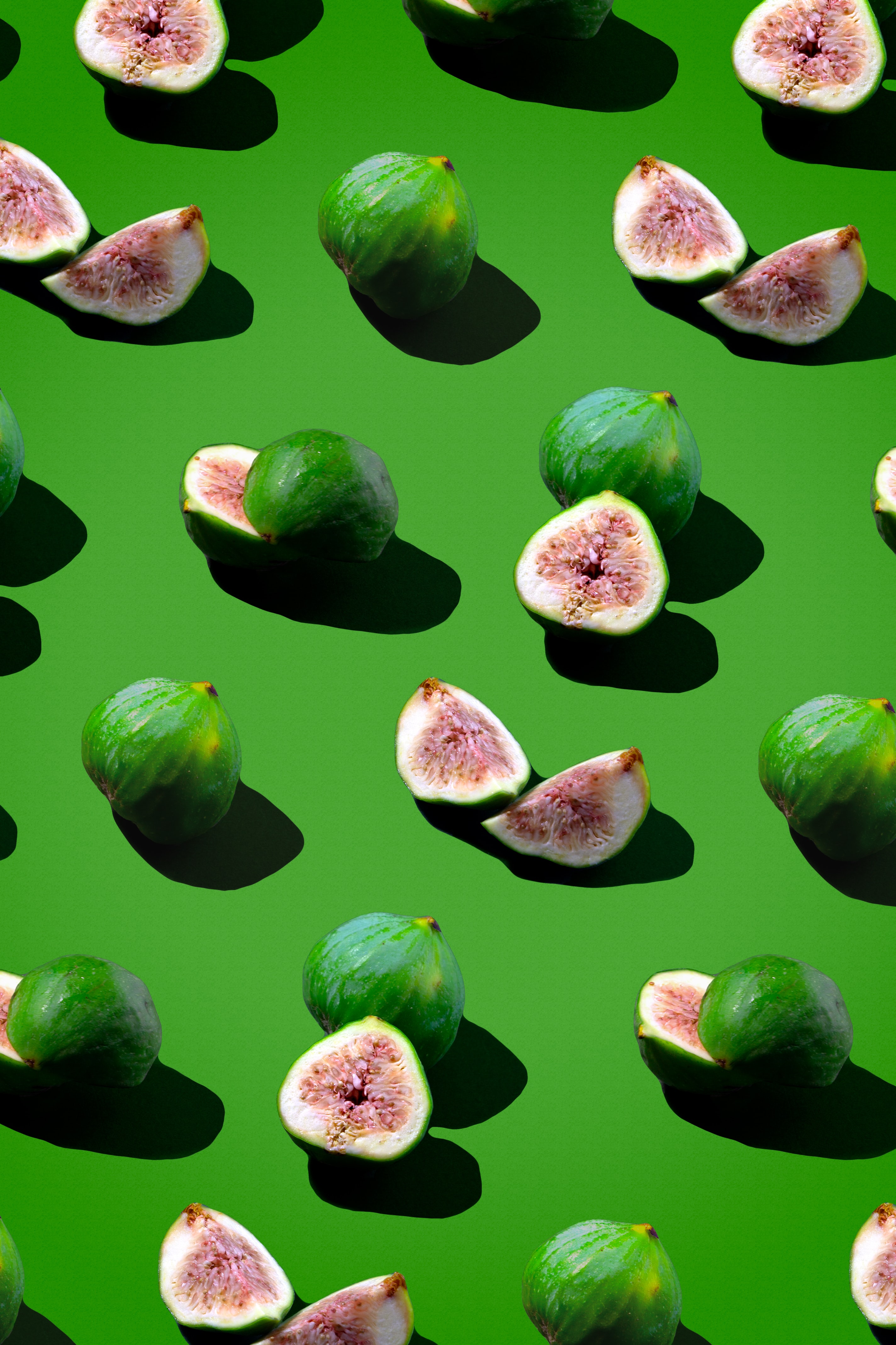 60341 baixar papel de parede comida, verde, padrão, baga, fruta, fig, figo - protetores de tela e imagens gratuitamente