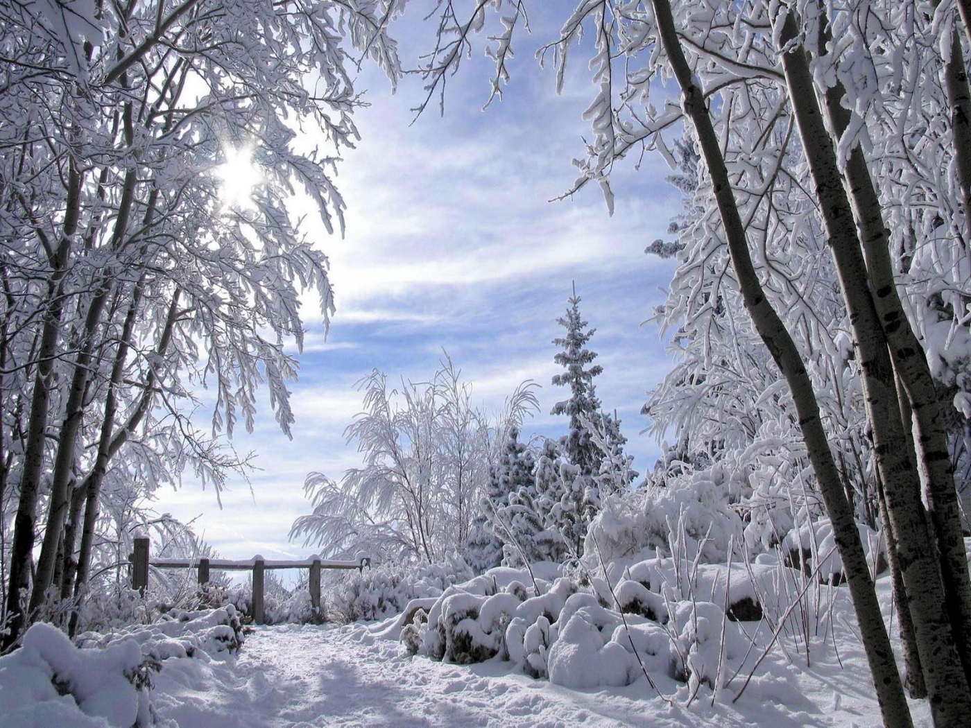 Скачать обои бесплатно Зима, Пейзаж картинка на рабочий стол ПК