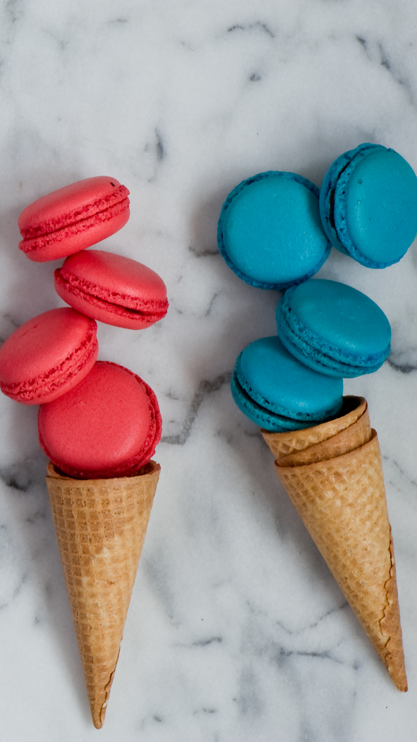 Download mobile wallpaper Food, Ice Cream, Sweets, Macaron for free.