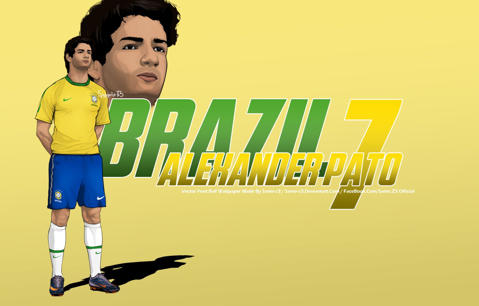 508574 baixar papel de parede esportes, alexandre pato, seleção brasileira de futebol, futebol - protetores de tela e imagens gratuitamente