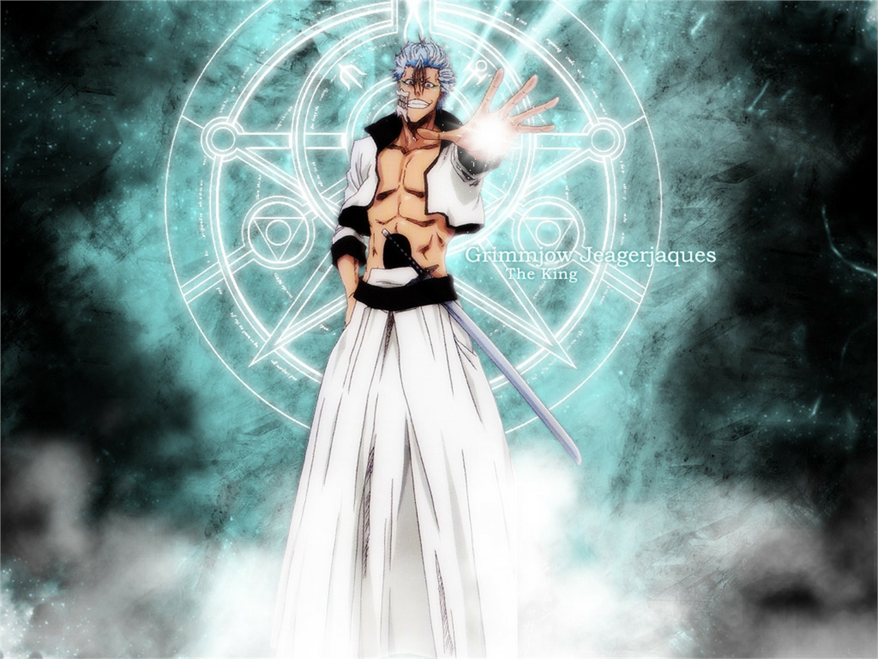 Handy-Wallpaper Bleach, Animes, Grimmjow Jaegerjaquez kostenlos herunterladen.