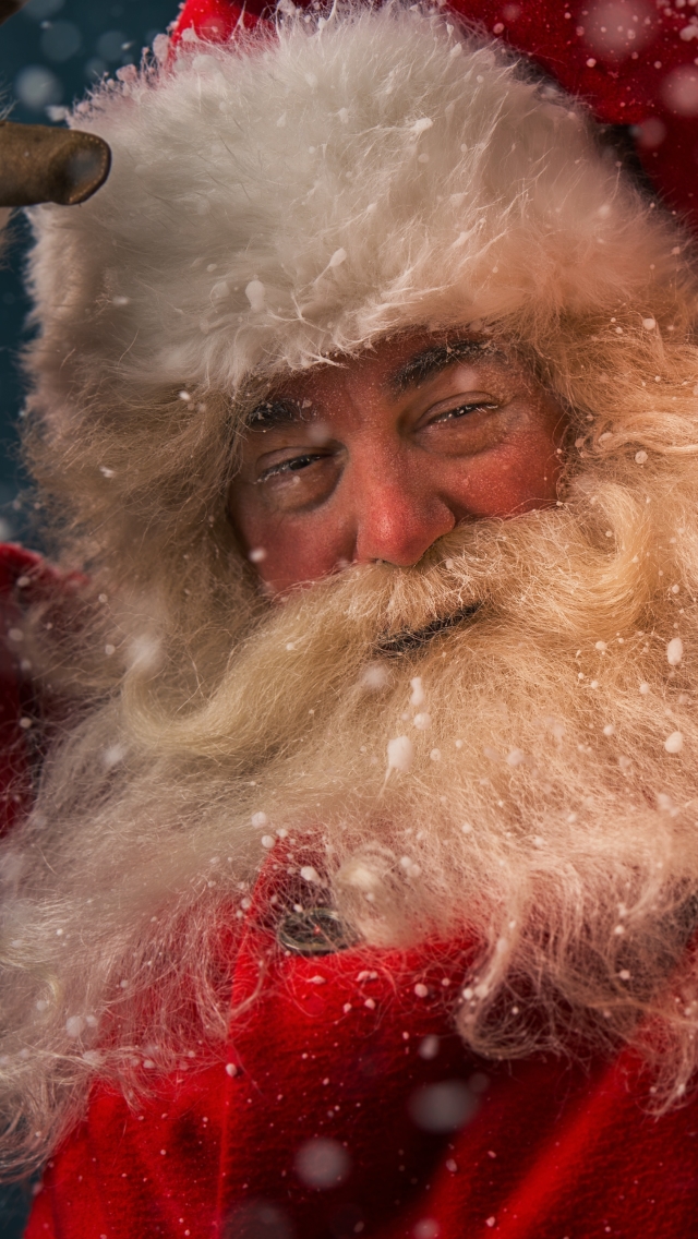 Скачать картинку Рождество, Борода, Праздничные, Санта в телефон бесплатно.