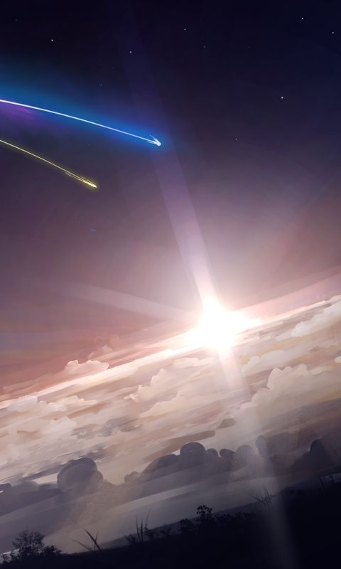 Handy-Wallpaper Himmel, Animes, Your Name Gestern Heute Und Für Immer, Kimi No Na Wa kostenlos herunterladen.