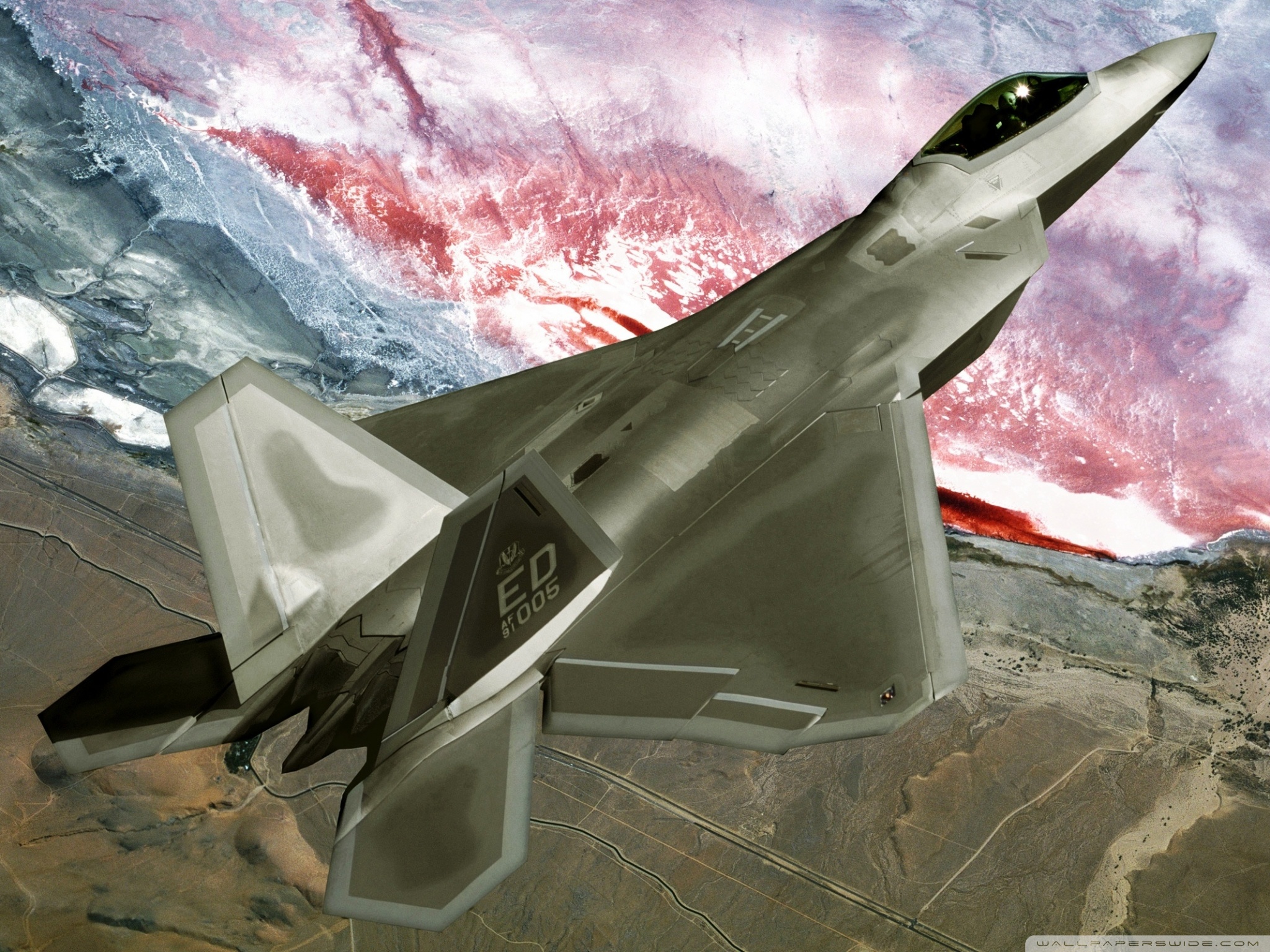 Download mobile wallpaper Airplane, Military, Lockheed Martin F 22 Raptor for free.