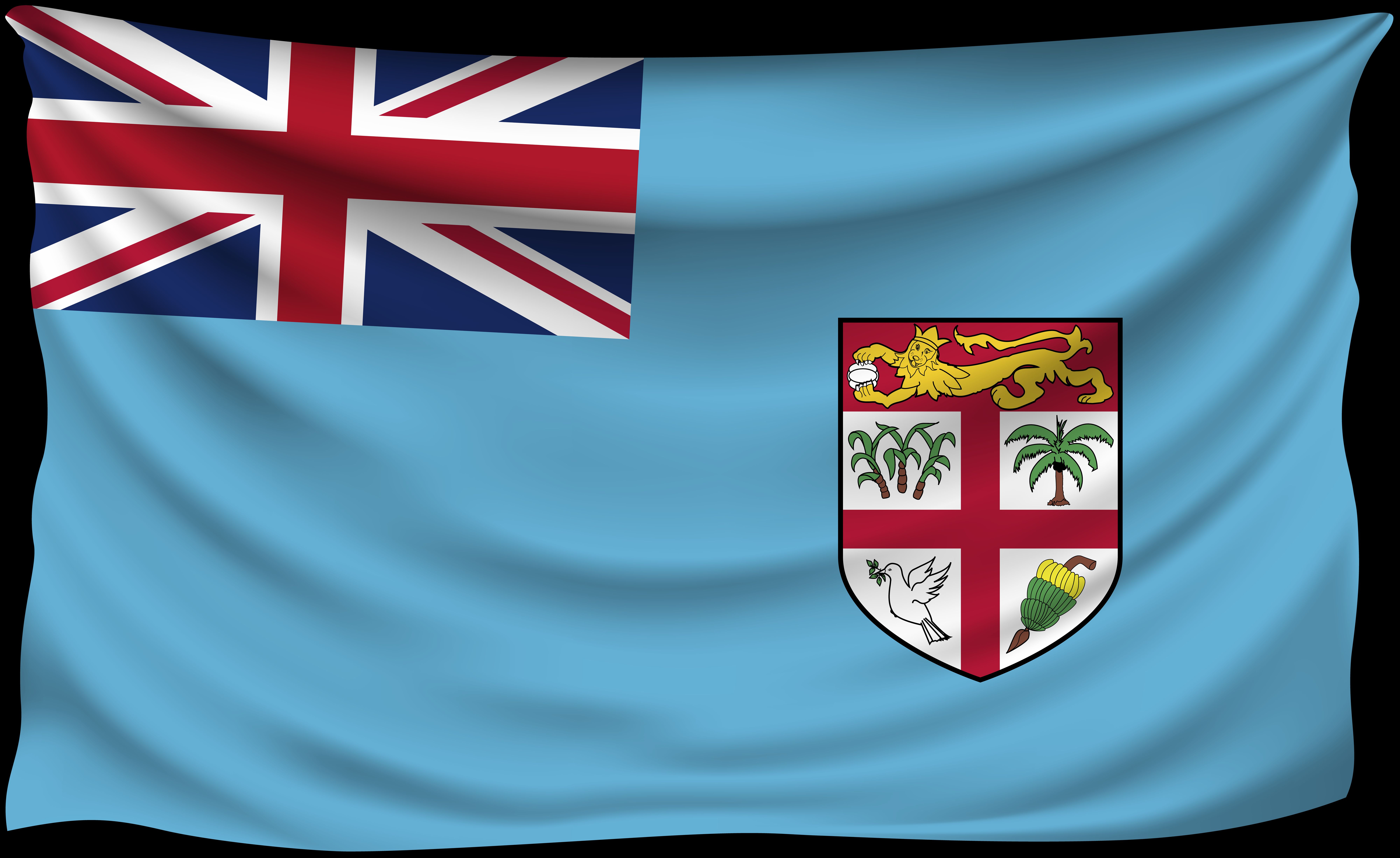 Laden Sie Flagge Von Fidschi HD-Desktop-Hintergründe herunter