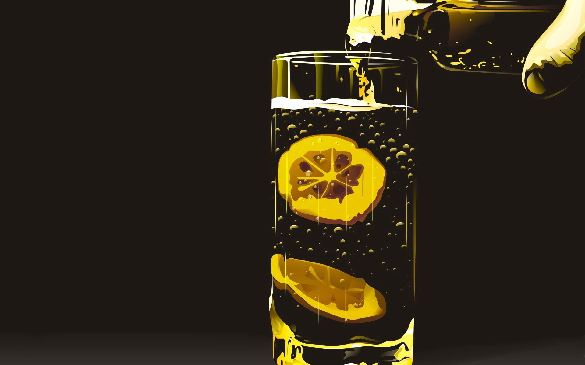 Laden Sie das Vektor, Zitrone, Trinken, Limonade, Glas, Getränke-Bild kostenlos auf Ihren PC-Desktop herunter