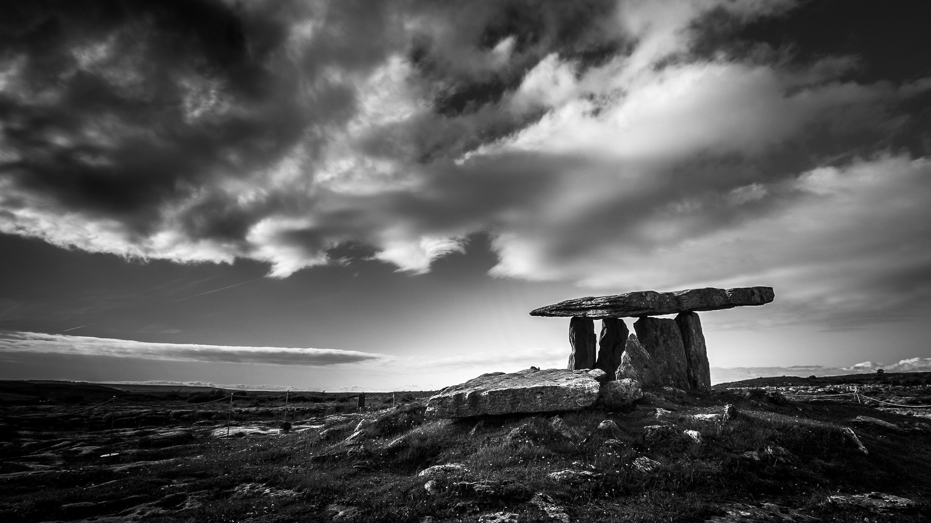 prehistoric, man made, poulnabrone dolmen