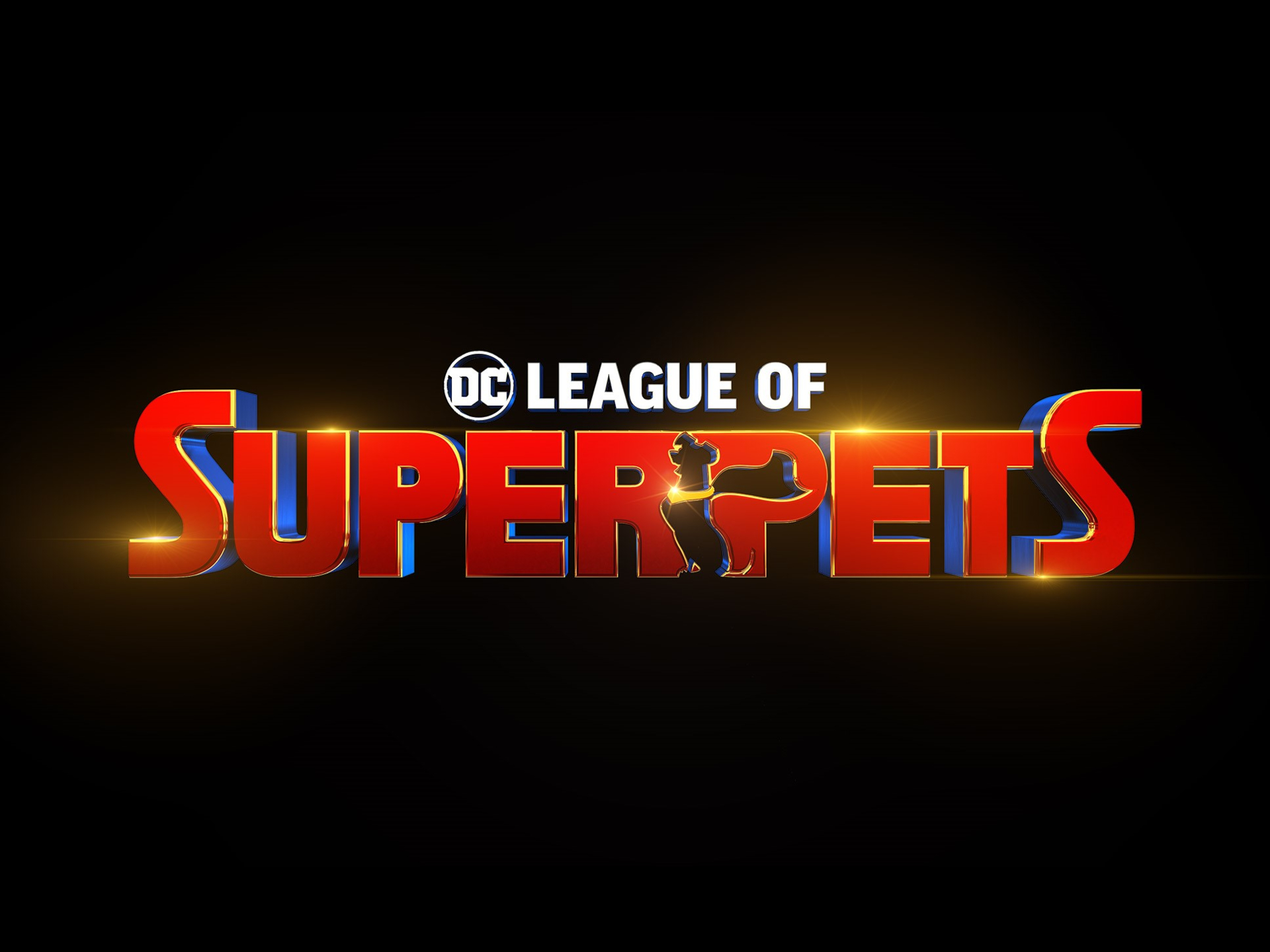 movie, dc league of super pets, logo