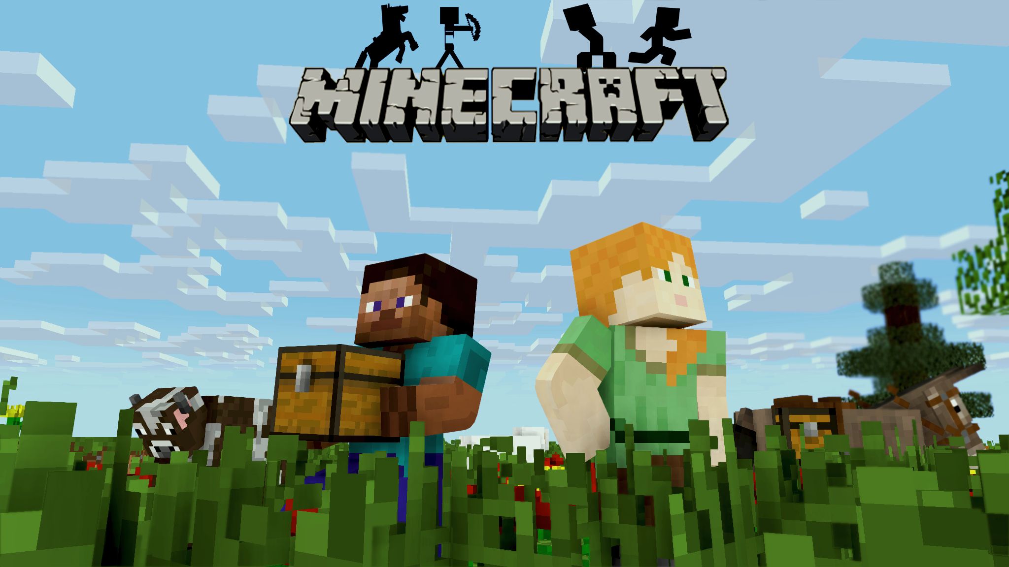Baixe gratuitamente a imagem Minecraft, Videogame na área de trabalho do seu PC