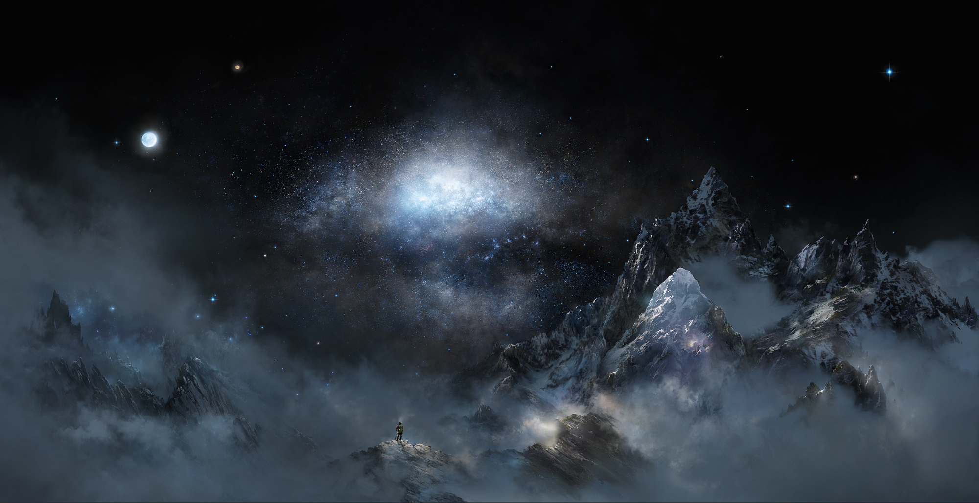 Handy-Wallpaper Landschaft, Science Fiction kostenlos herunterladen.