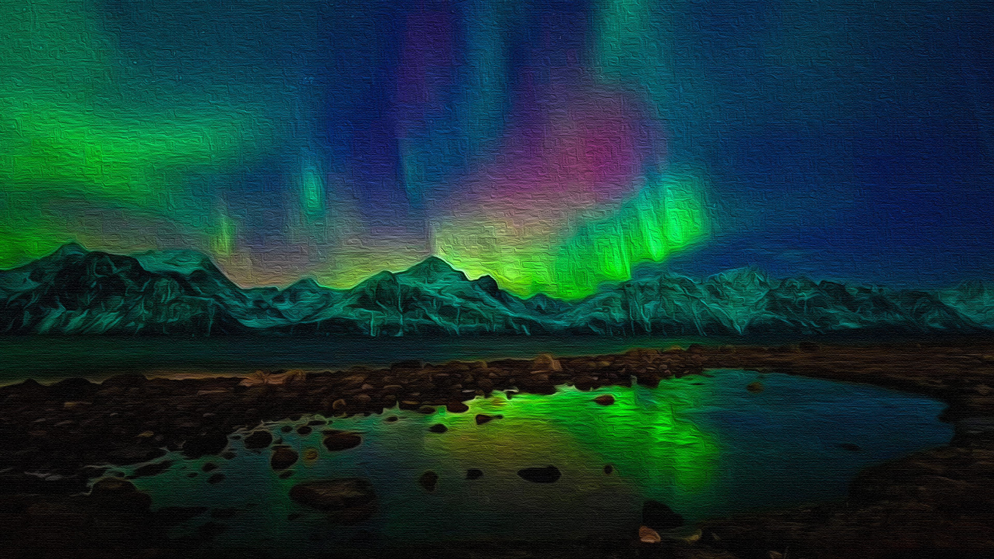 Download mobile wallpaper Earth, Aurora Borealis for free.