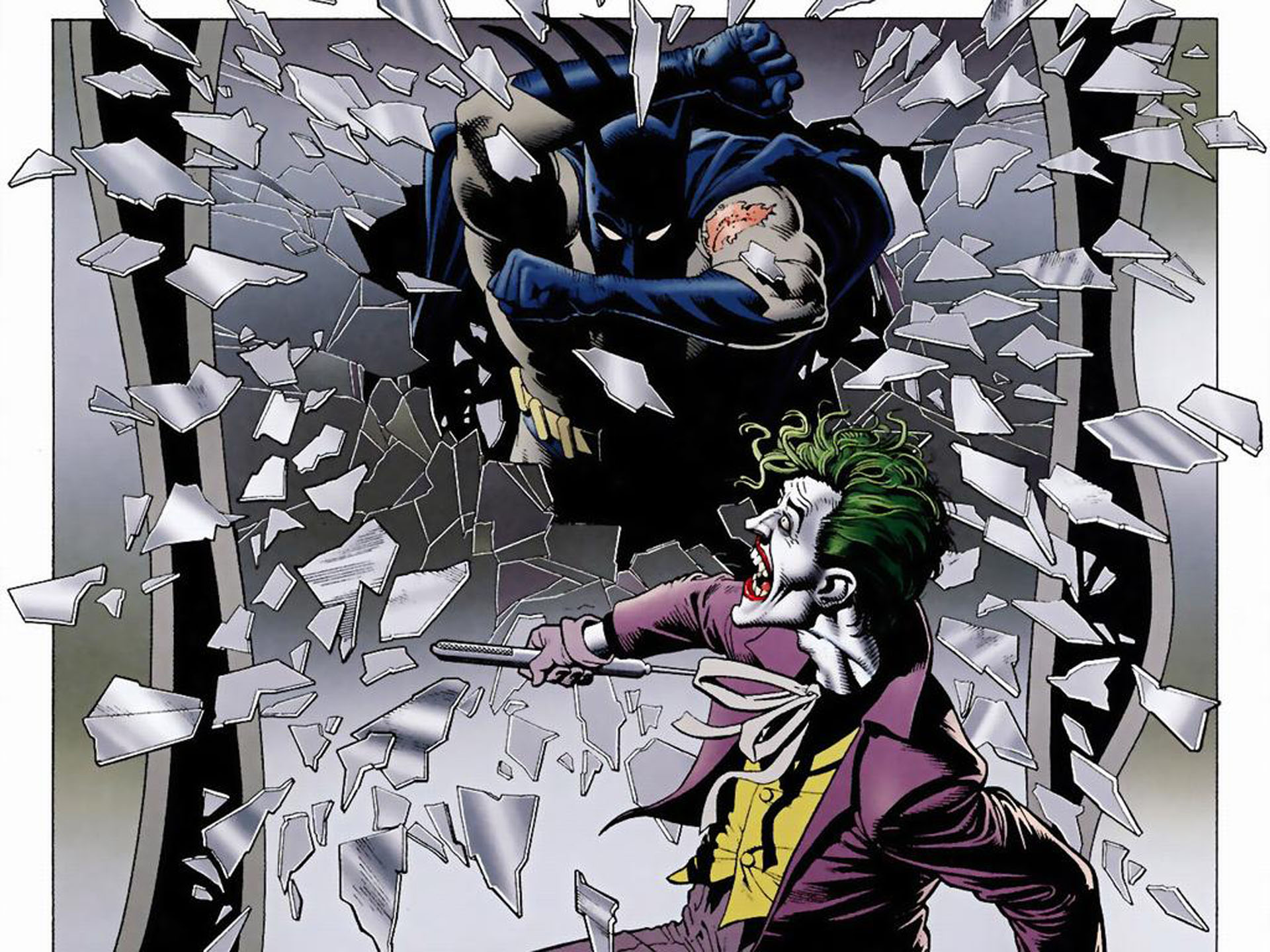 361905 скачать обои комиксы, бэтмен: убийственная шутка, бэтмен, джокер - заставки и картинки бесплатно