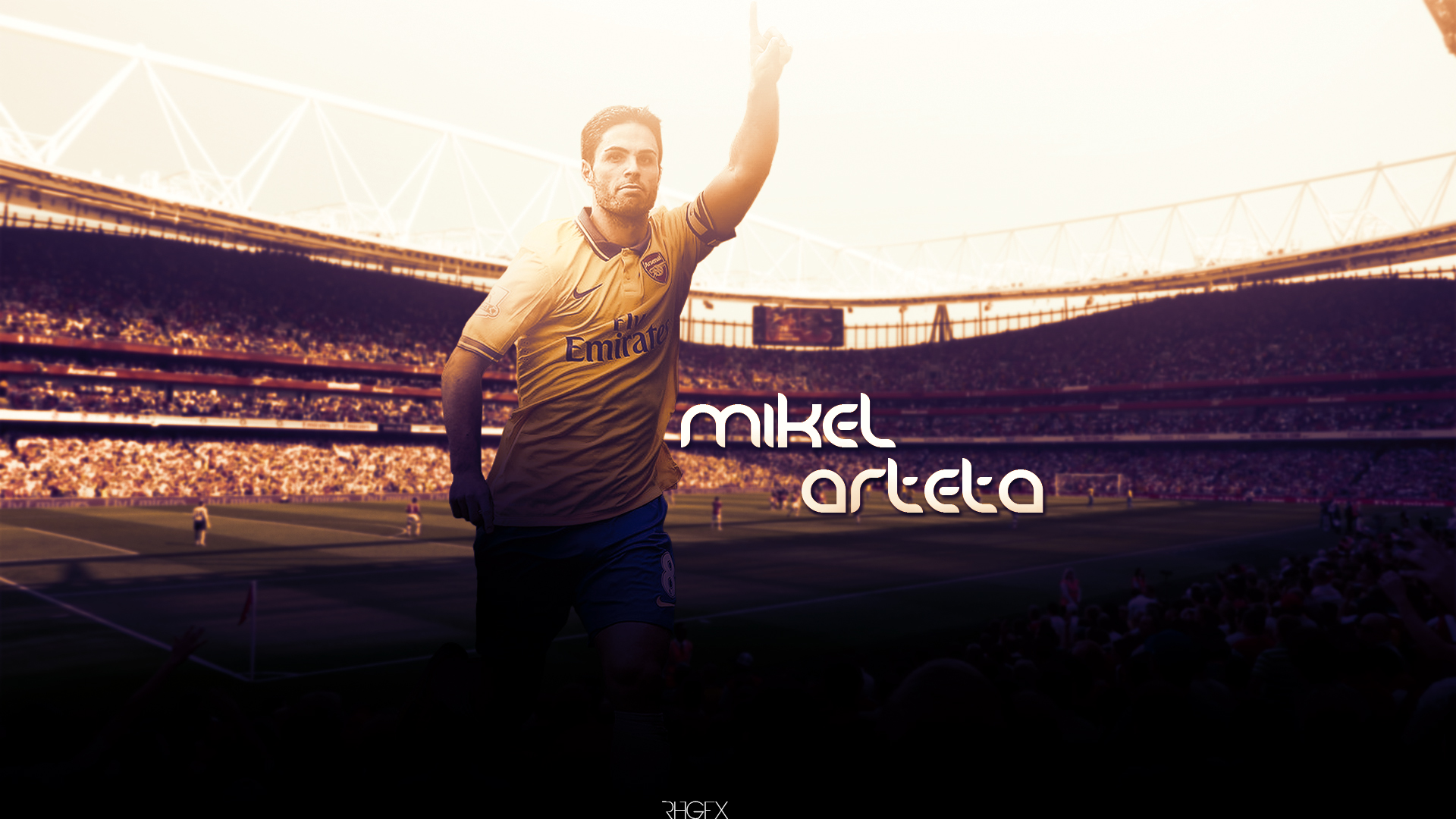 Download mobile wallpaper Sports, Soccer, Arsenal F C, Mikel Arteta for free.
