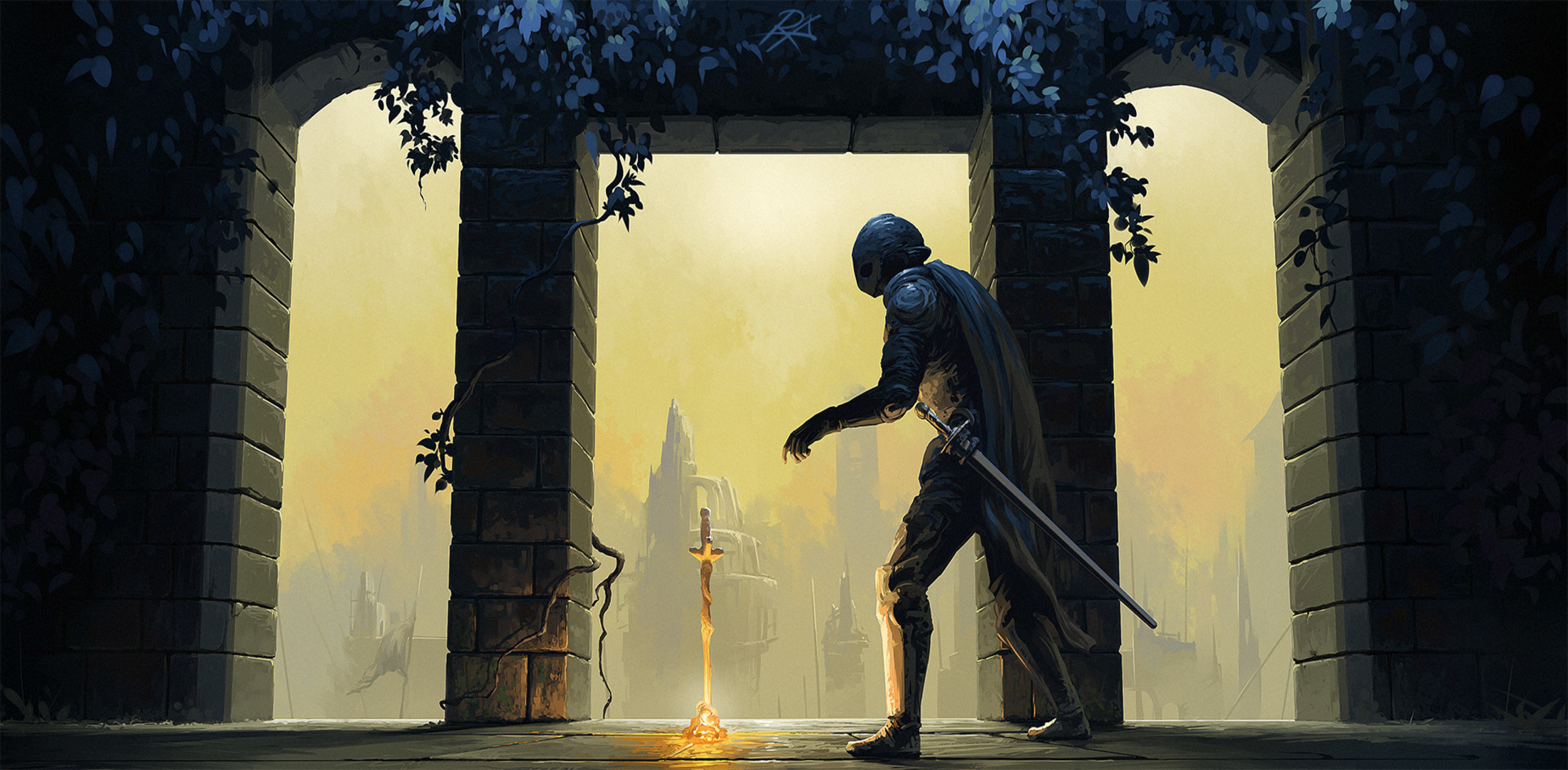 Handy-Wallpaper Ritter, Computerspiele, Dark Souls kostenlos herunterladen.