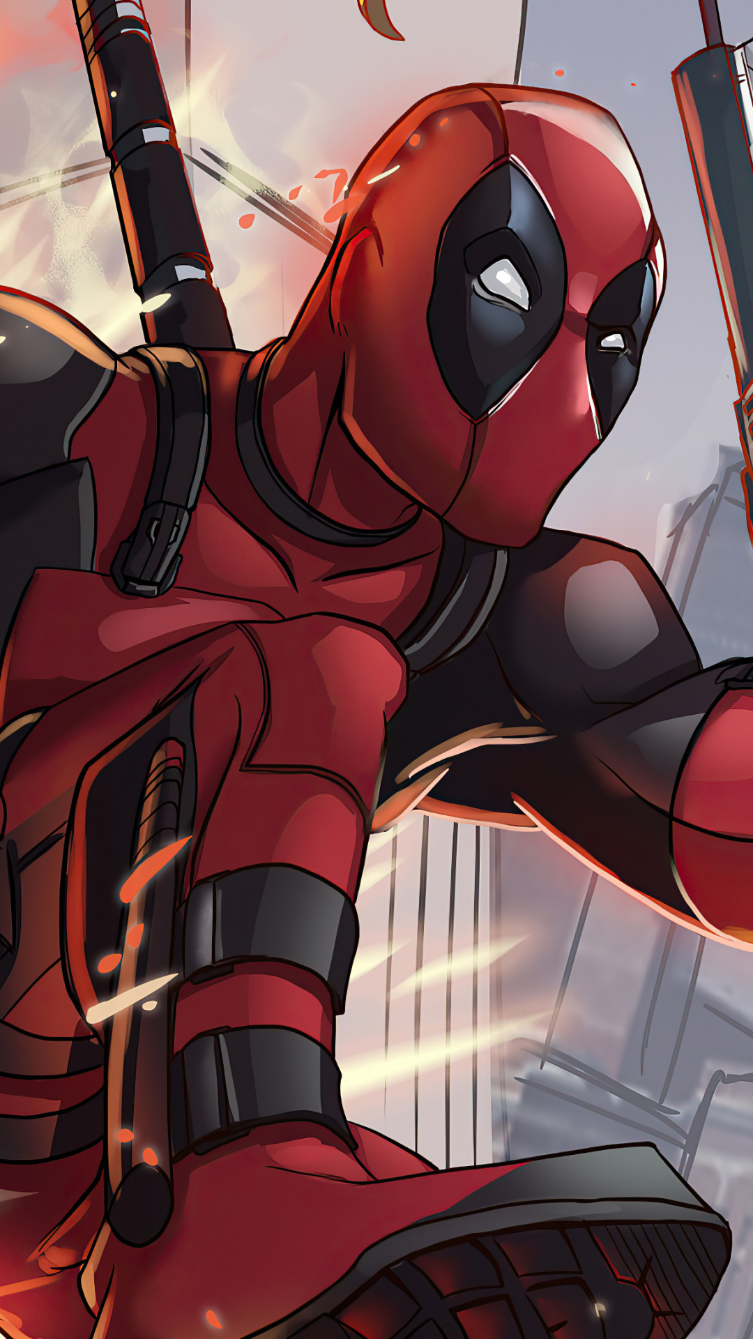 Handy-Wallpaper Deadpool, Comics kostenlos herunterladen.