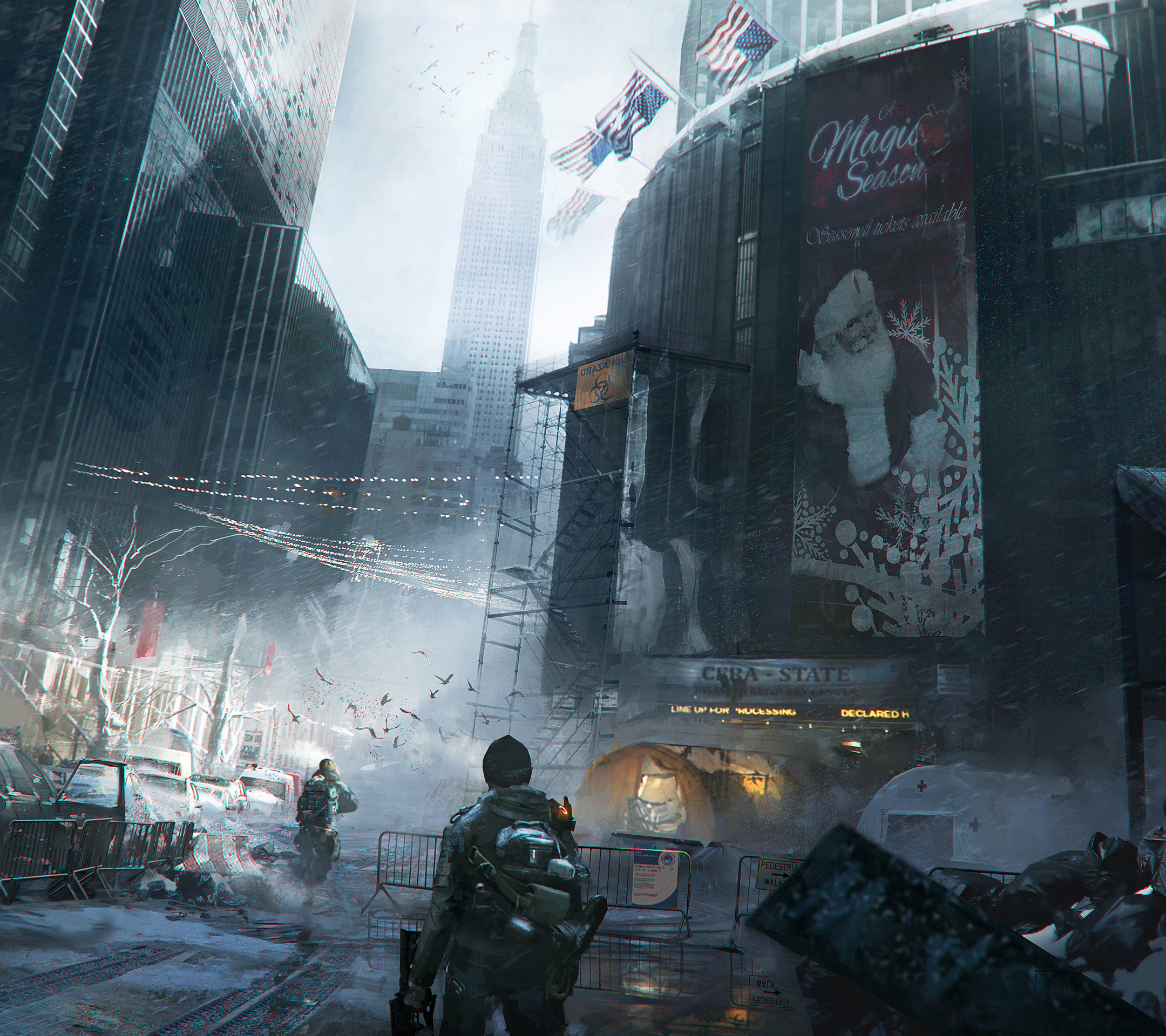 Free download wallpaper City, Soldier, Video Game, Tom Clancy's The Division on your PC desktop