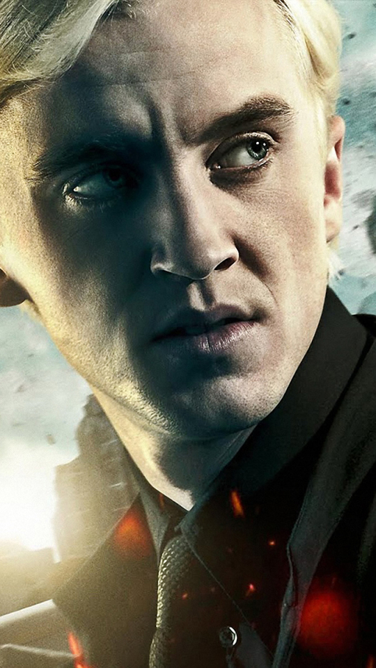 Download mobile wallpaper Harry Potter, Movie, Harry Potter And The Deathly Hallows: Part 2, Draco Malfoy, Tom Felton for free.