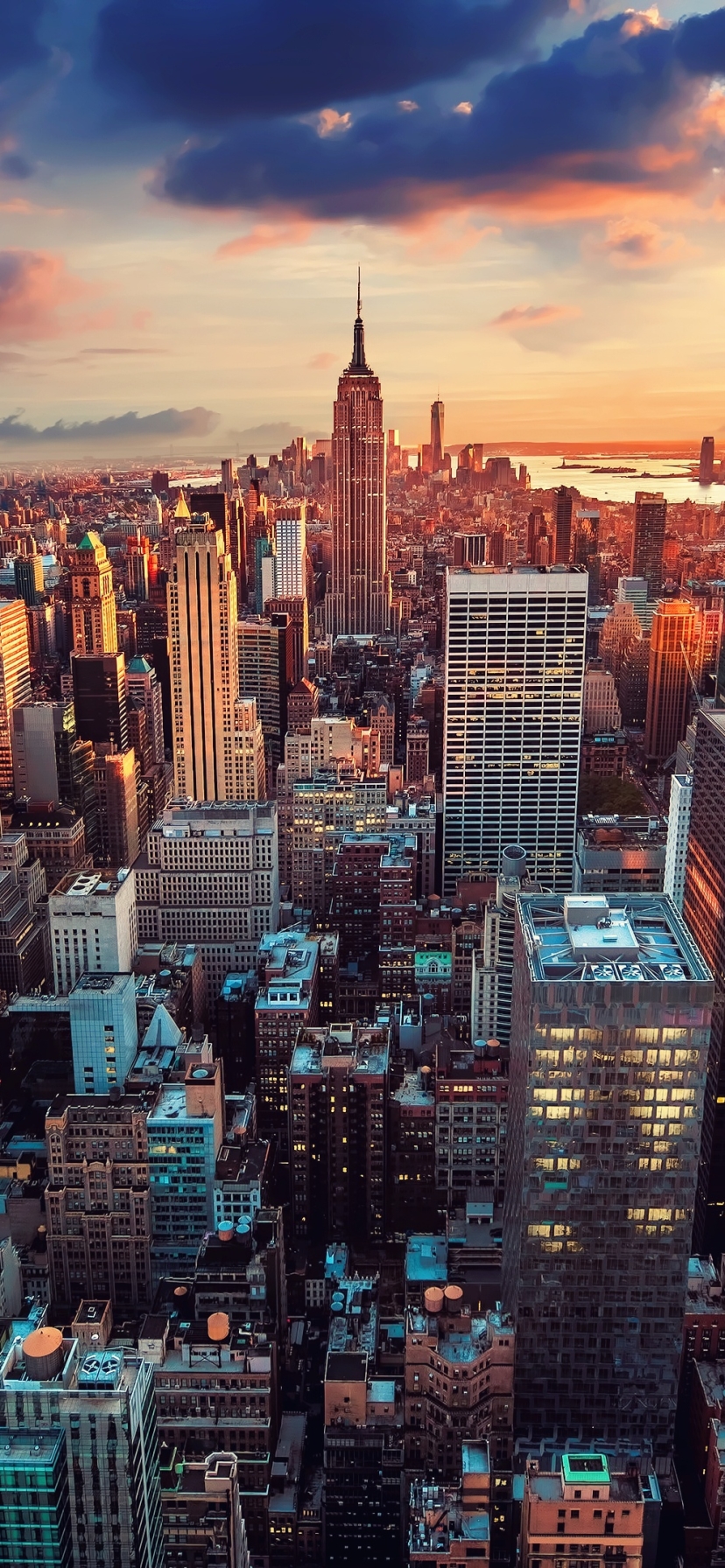 Handy-Wallpaper Städte, Stadt, Wolkenkratzer, Gebäude, Stadtbild, New York, Vereinigte Staaten Von Amerika, Menschengemacht, Großstadt kostenlos herunterladen.