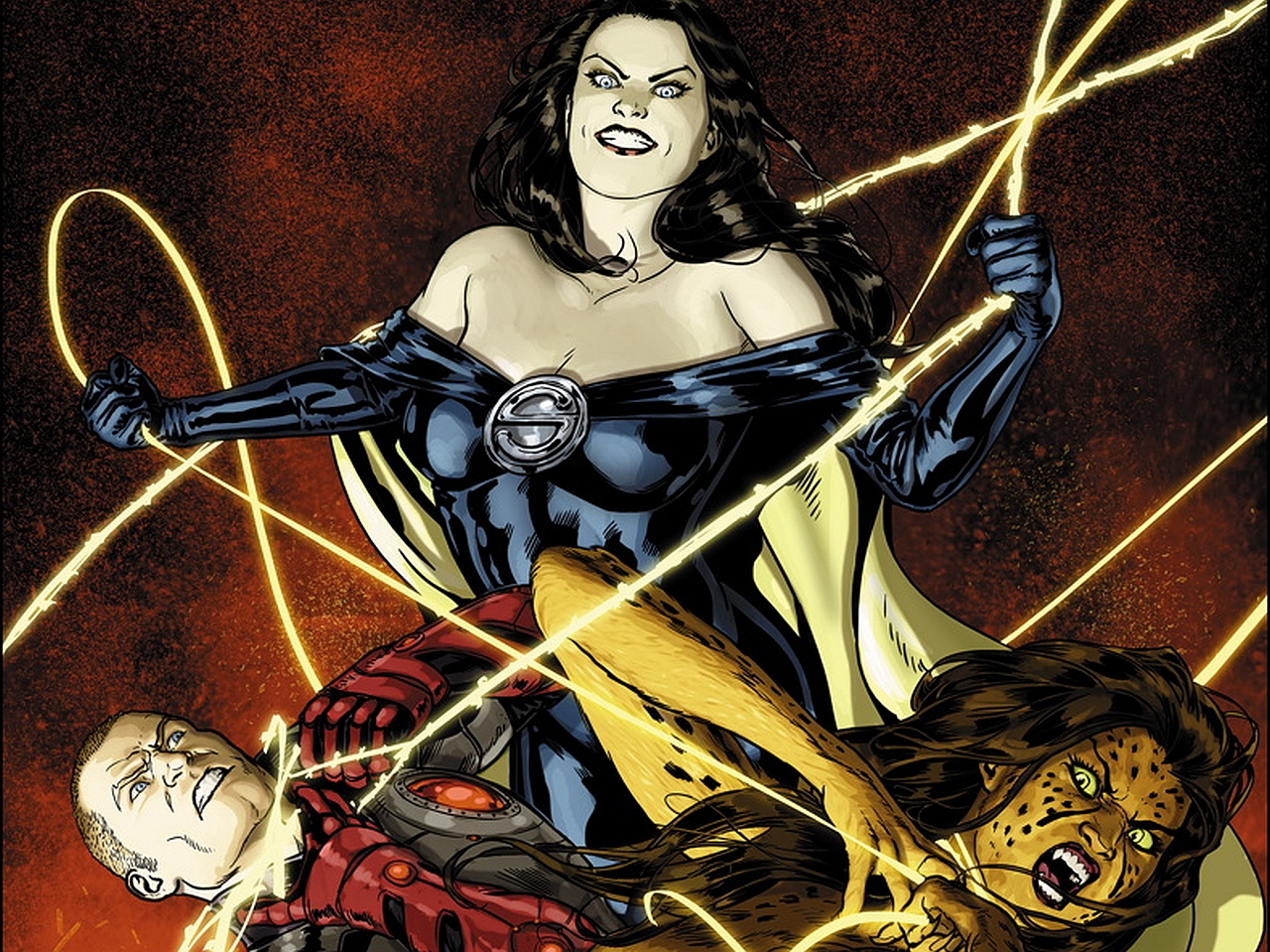 comics, forever evil: a r g u s, cheetah (dc comics), superwoman