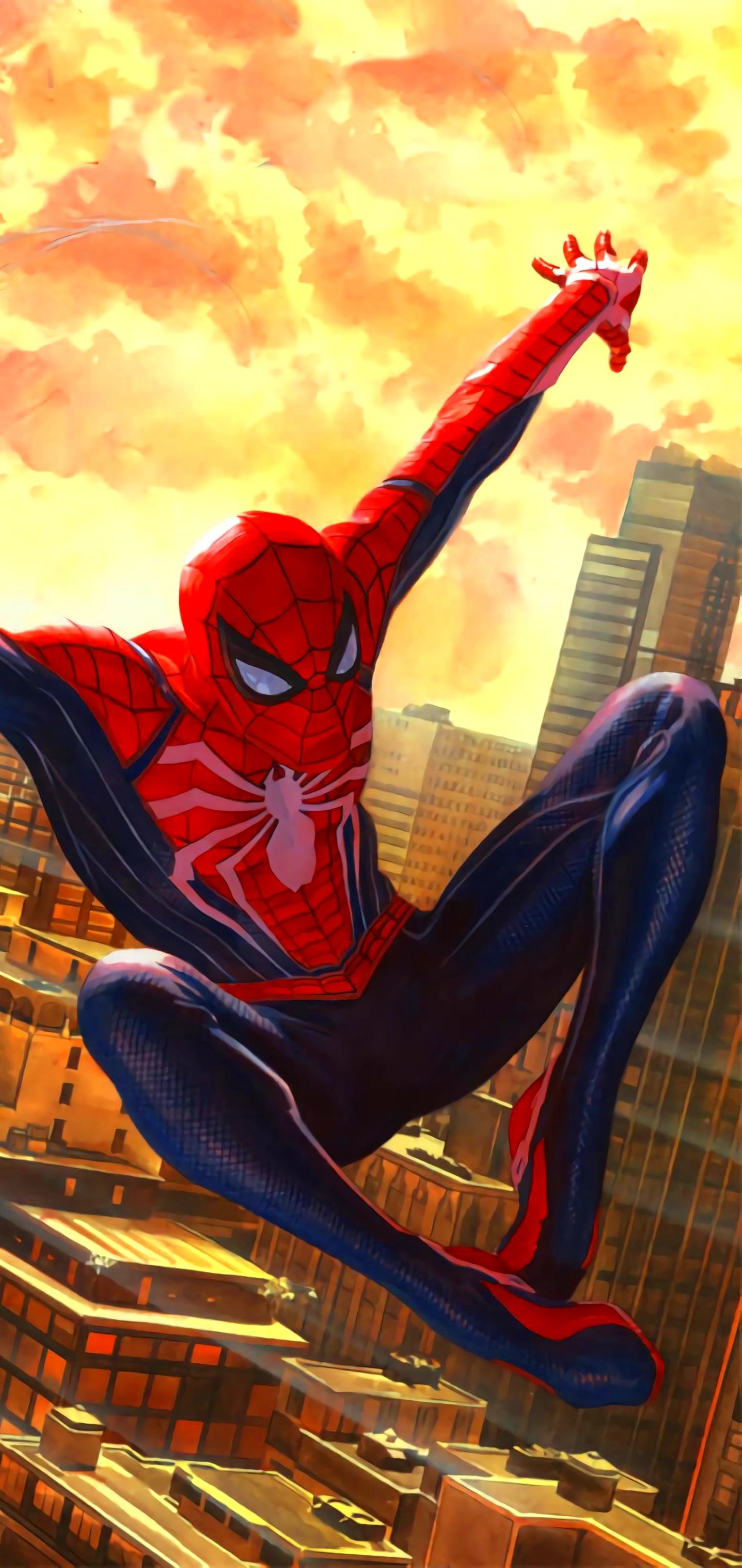Baixar papel de parede para celular de Homem Aranha, Nova York, Videogame, Super Heroi, Peter Parker, Homem Aranha (Ps4) gratuito.