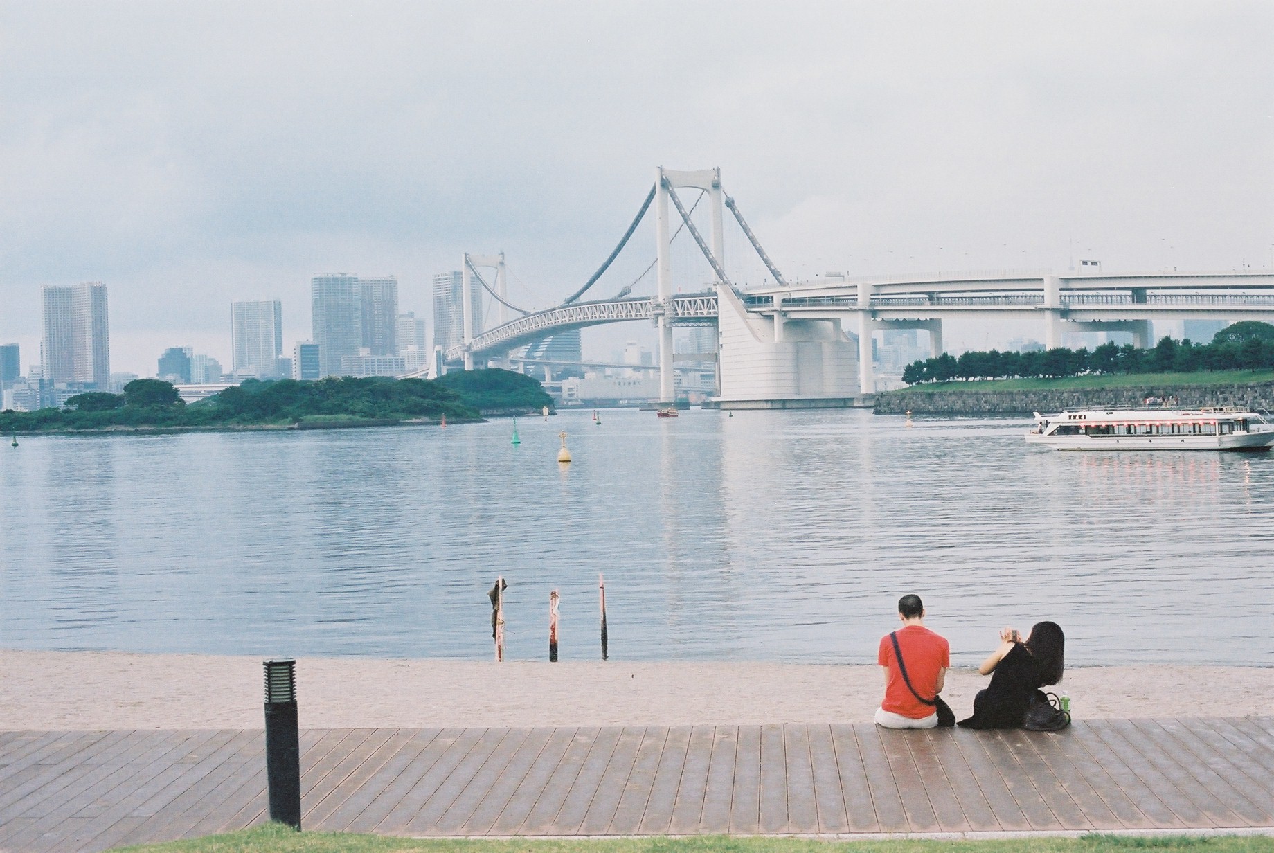 Скачать обои бесплатно Япония, Токио, Радужный Мост, Сделано Человеком картинка на рабочий стол ПК