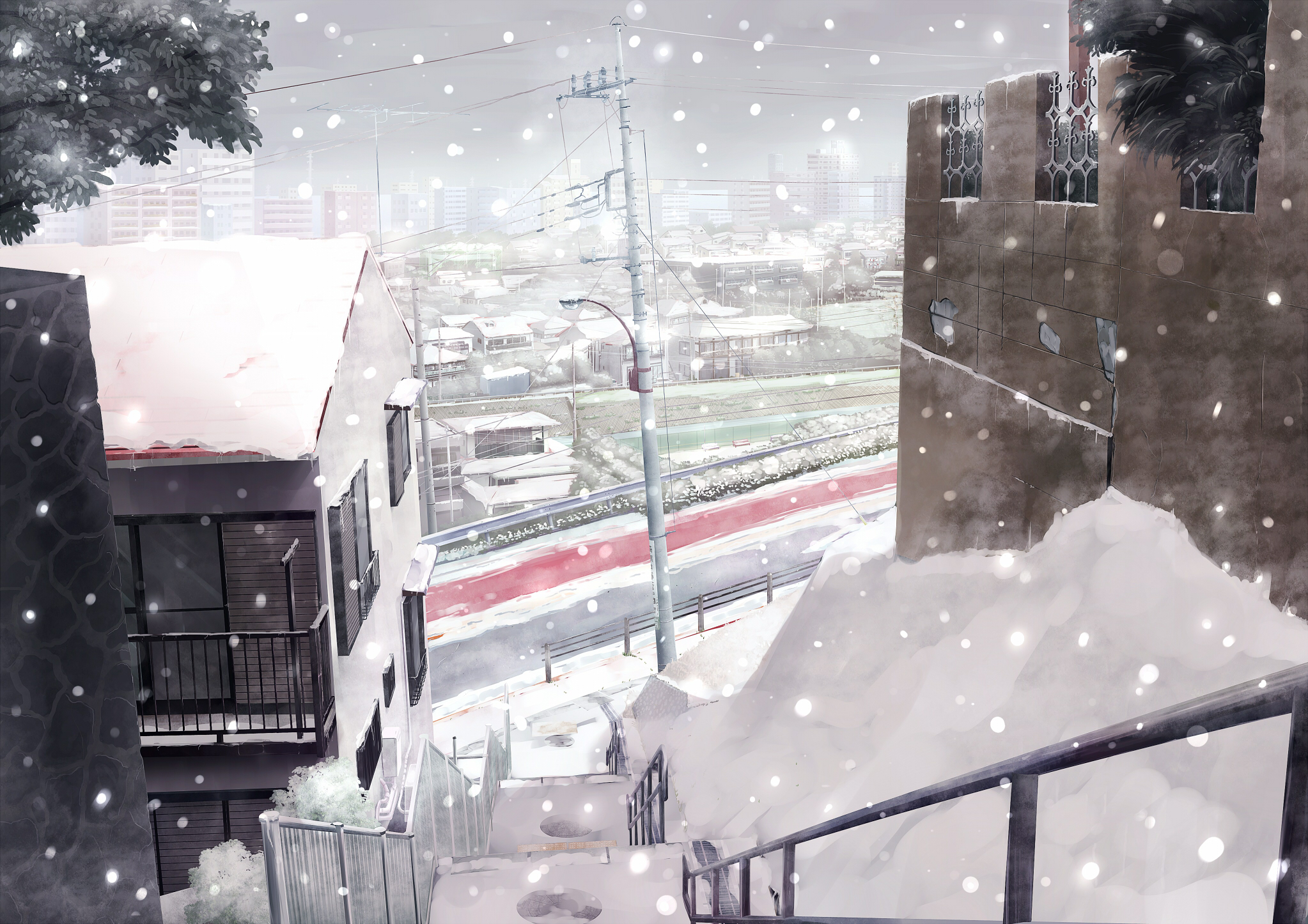 Download mobile wallpaper Anime, Winter for free.