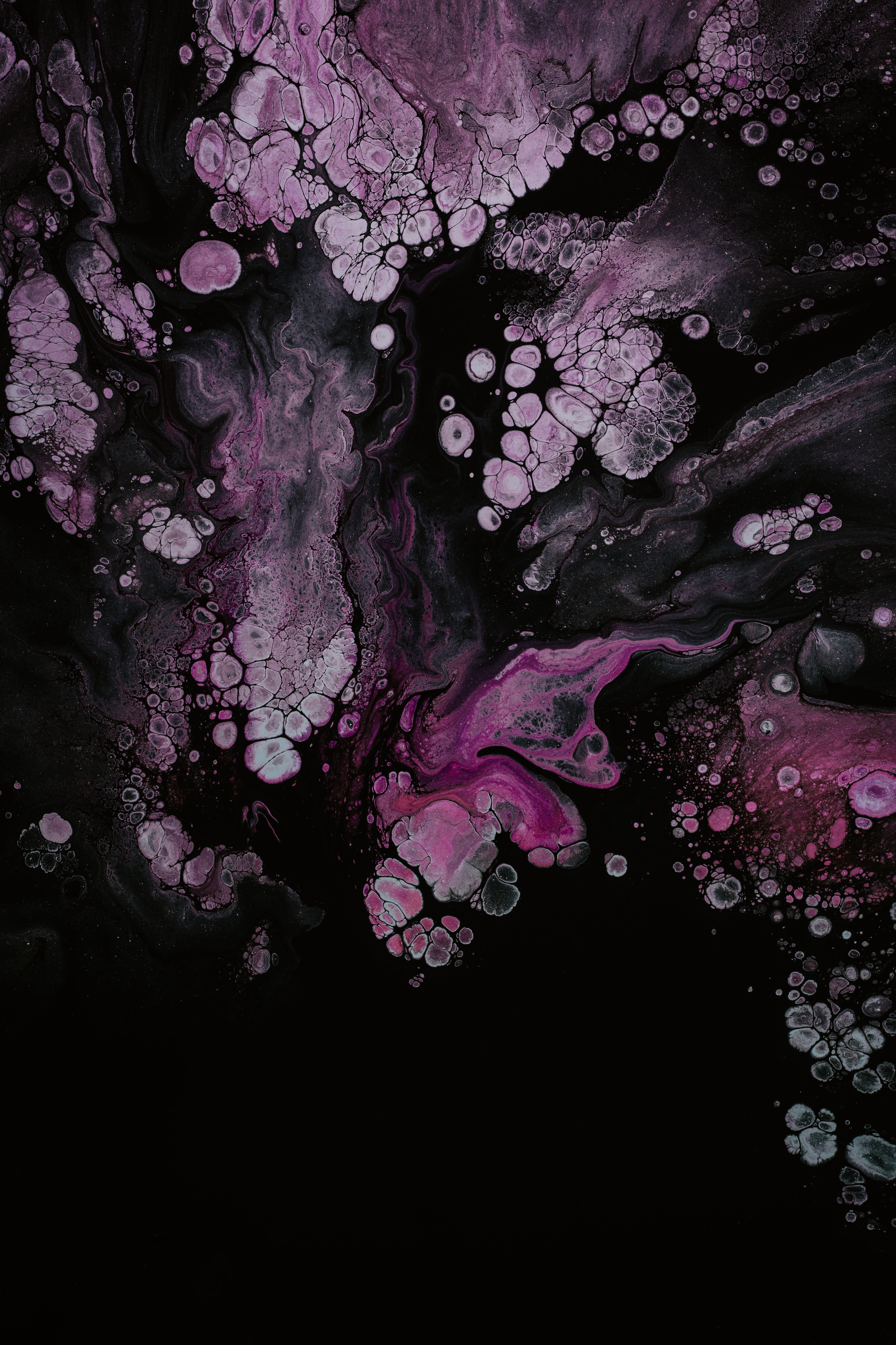 liquid, bubbles, dark, abstract, divorces, texture HD wallpaper