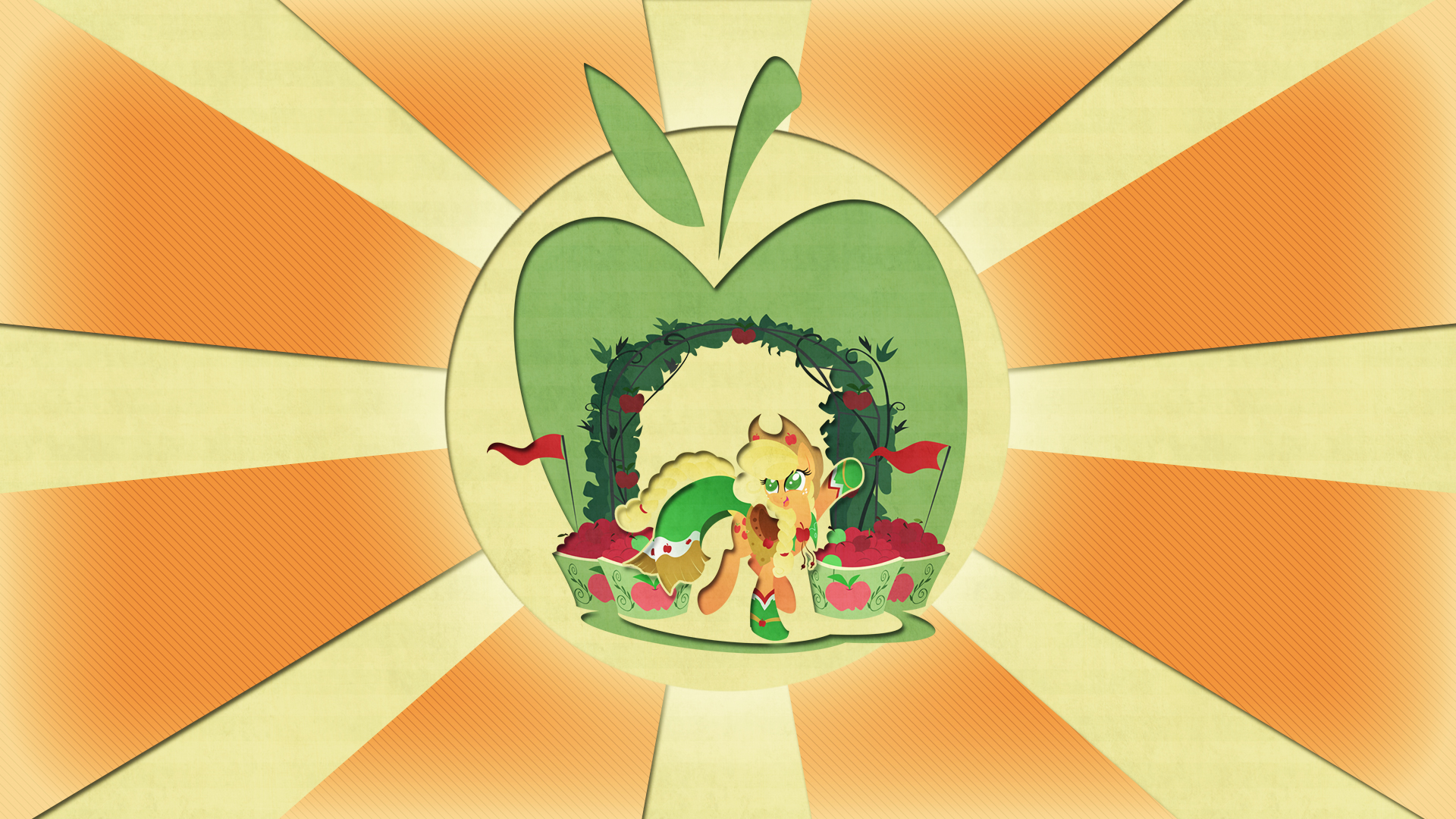 Windows Wallpaper Applejack (My Little Pony) 