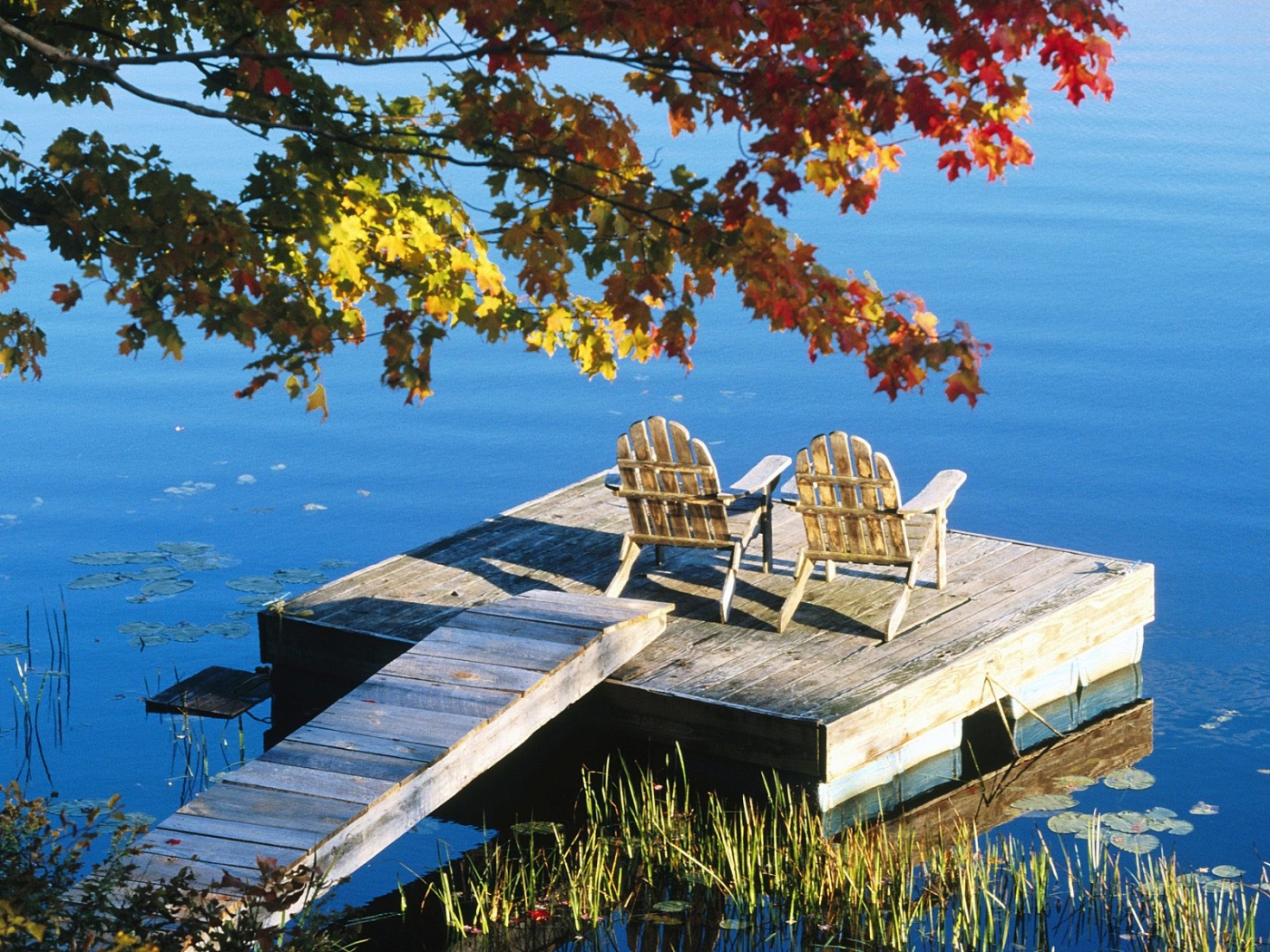 PCデスクトップに風景, 川, 秋画像を無料でダウンロード
