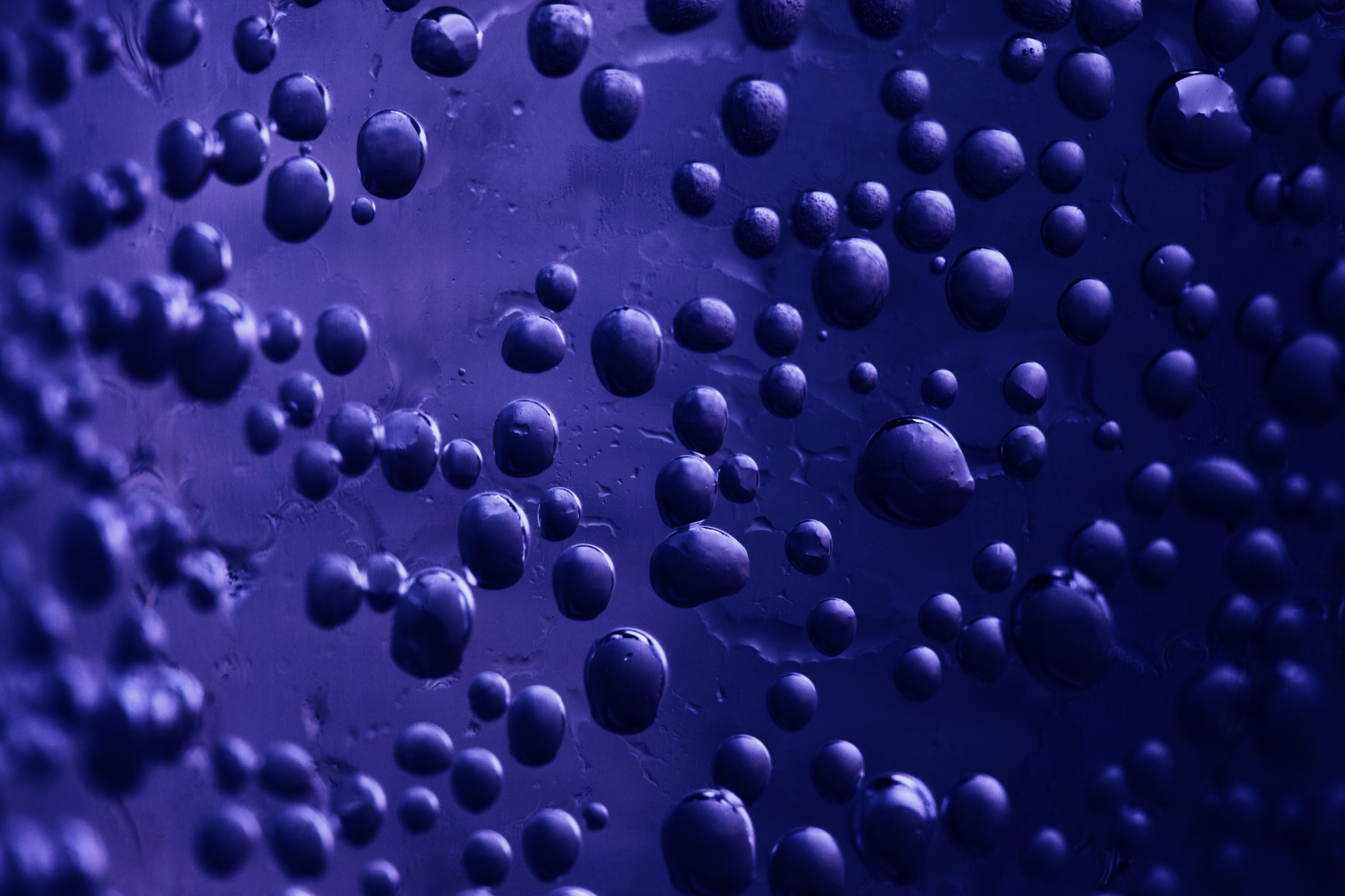 Download mobile wallpaper Smooth, Violet, Surface, Texture, Blur, Bubbles, Textures, Purple for free.