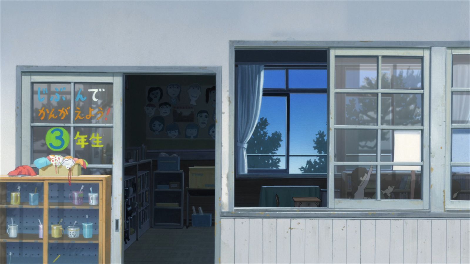 626150画像をダウンロードアニメ, オオカミの子供たち, クラスルーム, 日本-壁紙とスクリーンセーバーを無料で