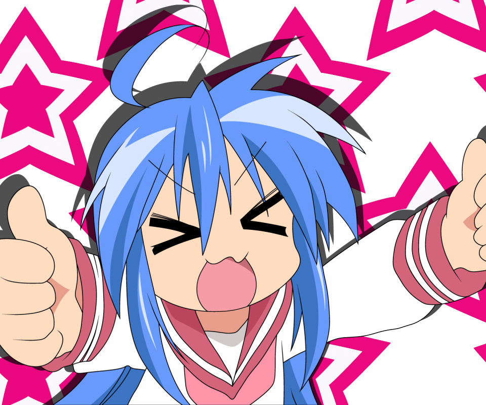 Laden Sie das Animes, Raki Suta: Lucky Star, Konata Izumi-Bild kostenlos auf Ihren PC-Desktop herunter