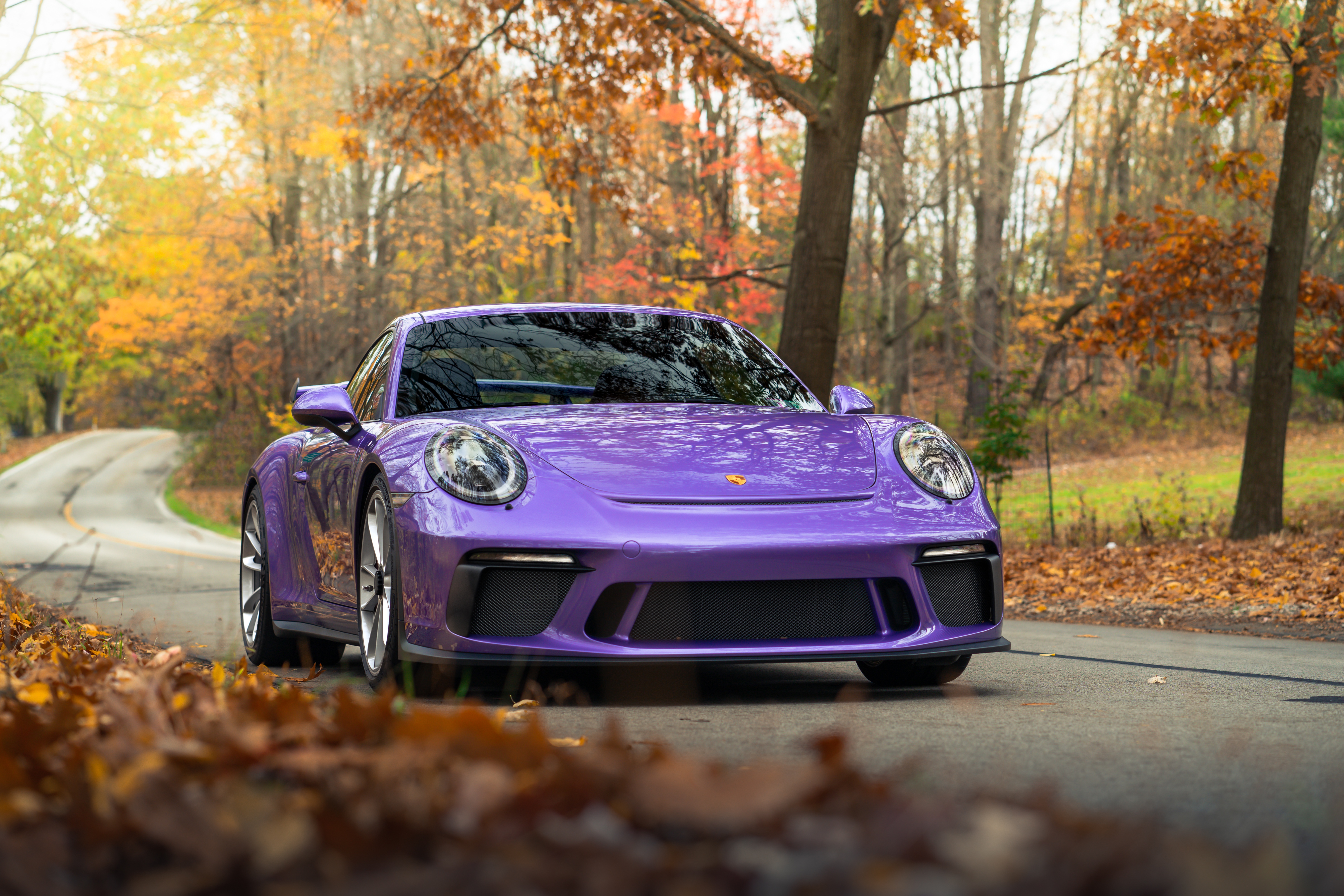 Téléchargez des papiers peints mobile Porsche, Véhicules, Porsche 911 Turbo, Voiture Violette gratuitement.