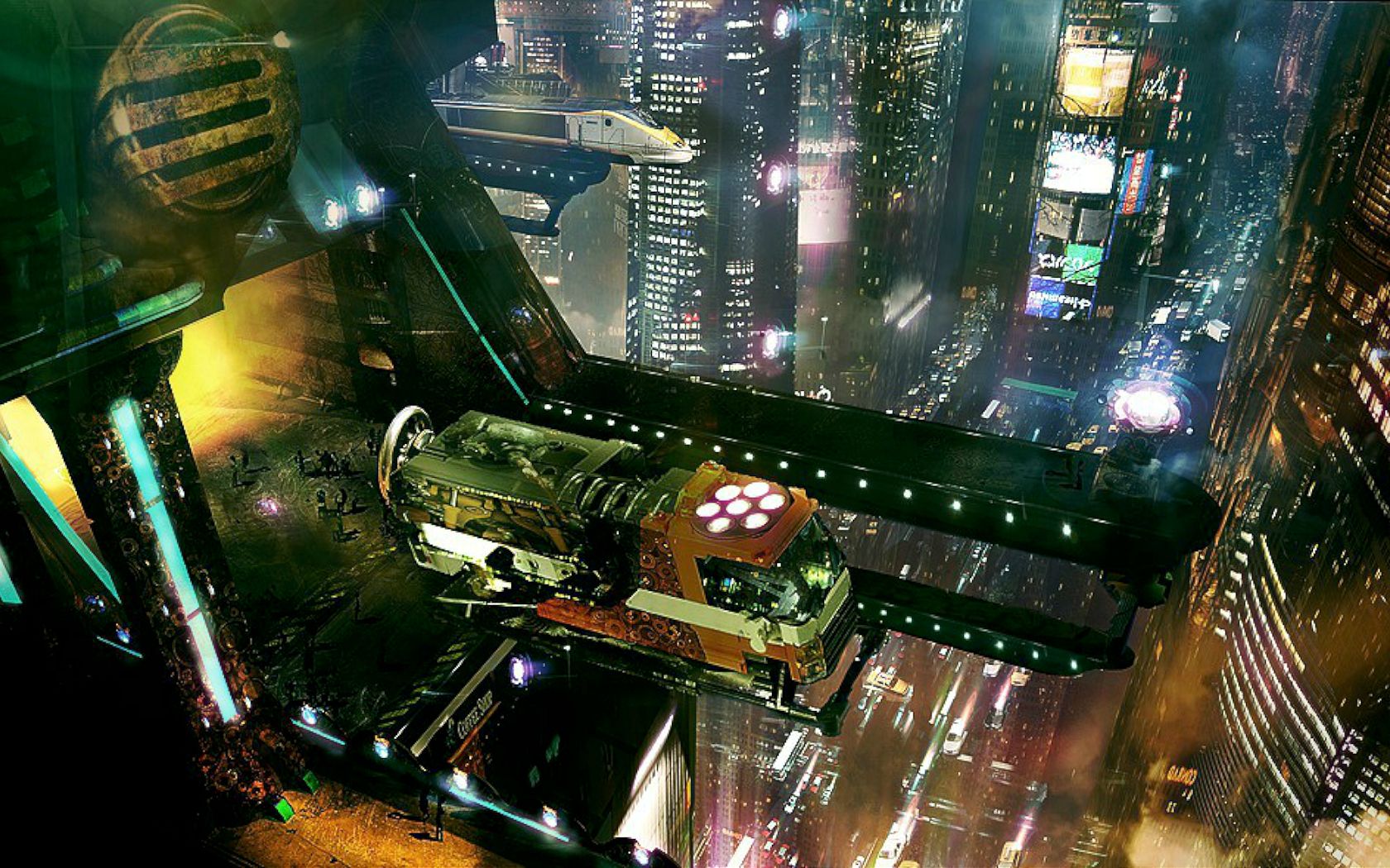 Free download wallpaper City, Cyberpunk, Sci Fi on your PC desktop