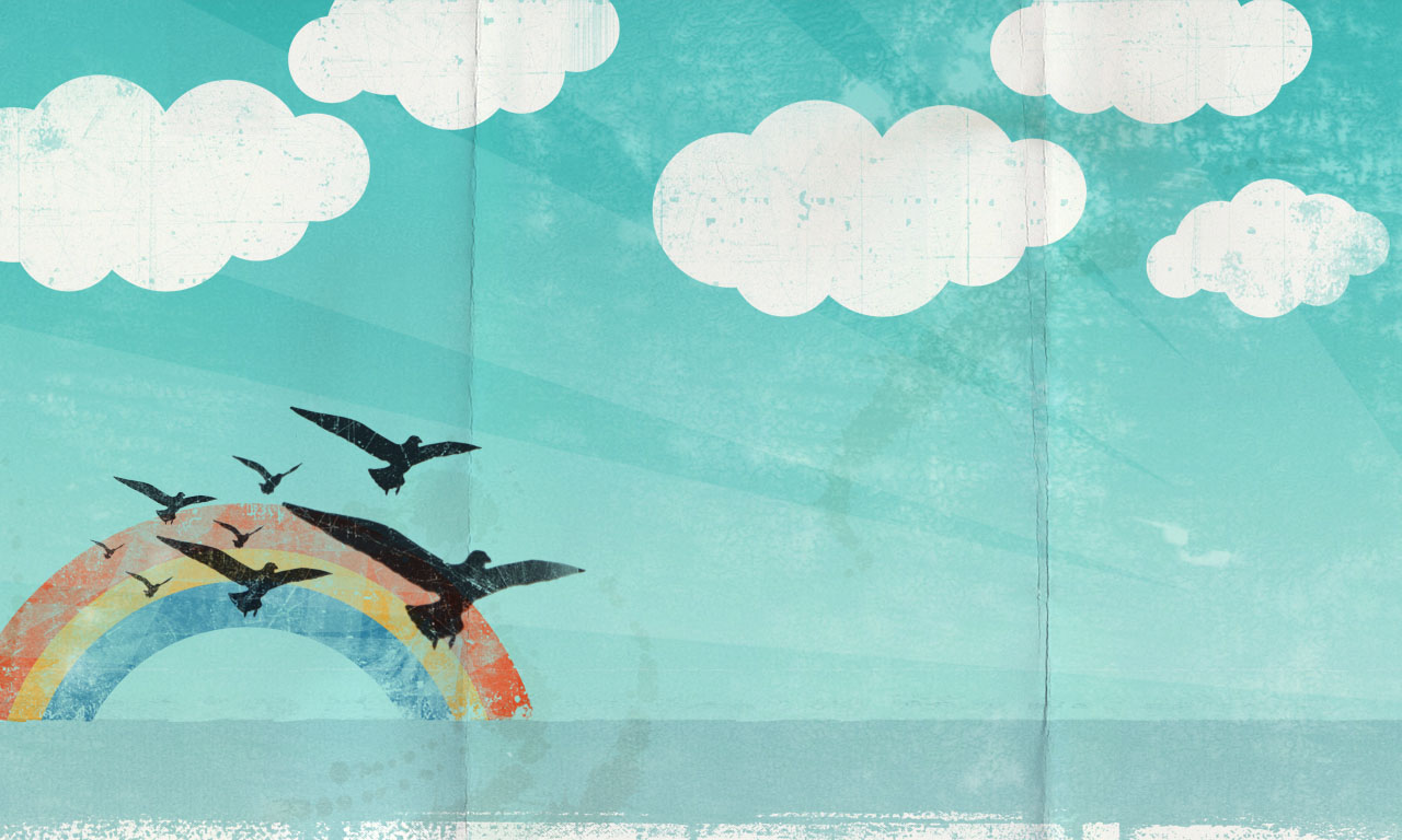 Téléchargez des papiers peints mobile Animaux, Arc En Ciel, Oiseau, Artistique gratuitement.