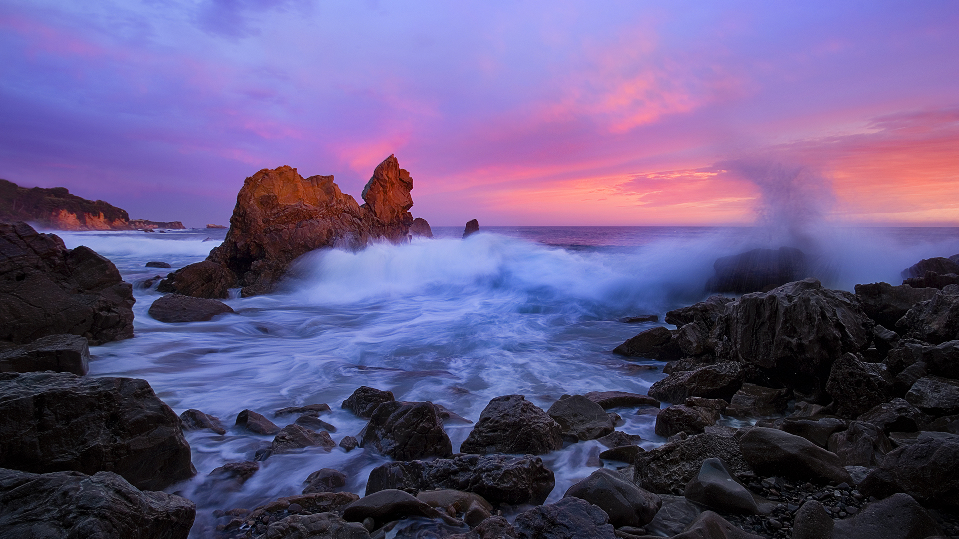 Handy-Wallpaper Horizont, Ozean, Meer, Sonnenuntergang, Erde/natur kostenlos herunterladen.