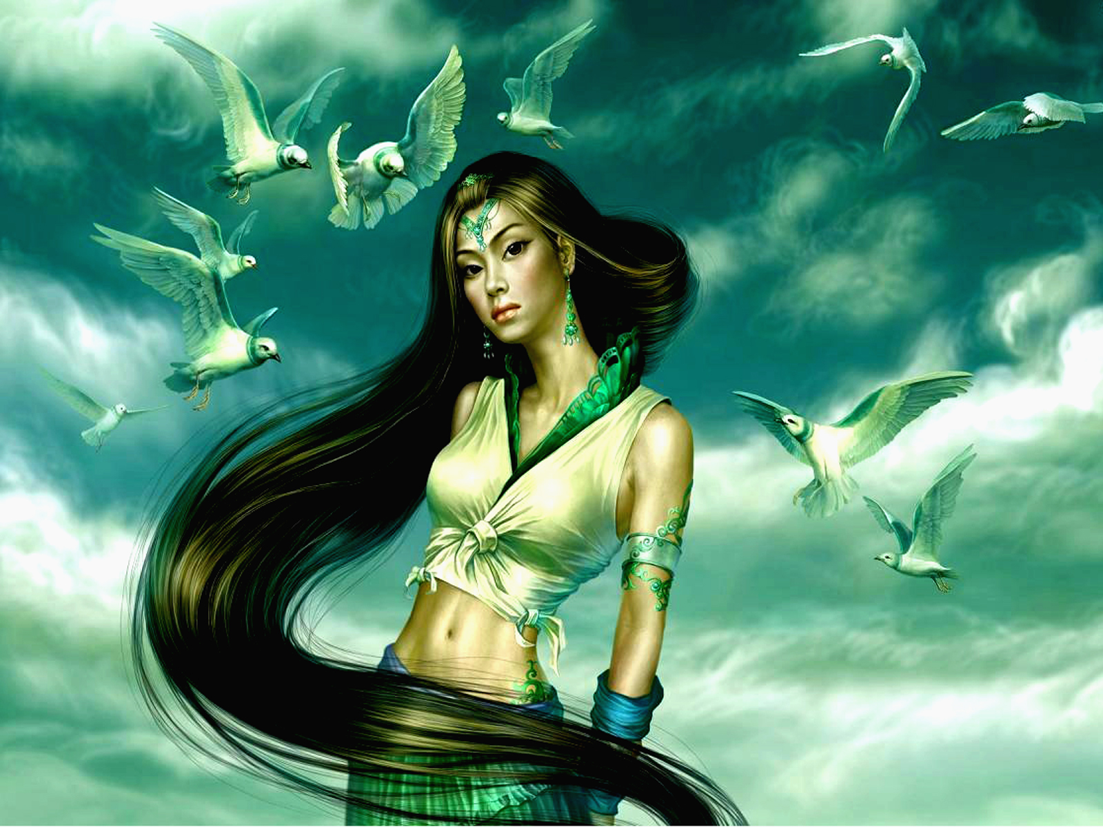 Download mobile wallpaper Fantasy, Women for free.